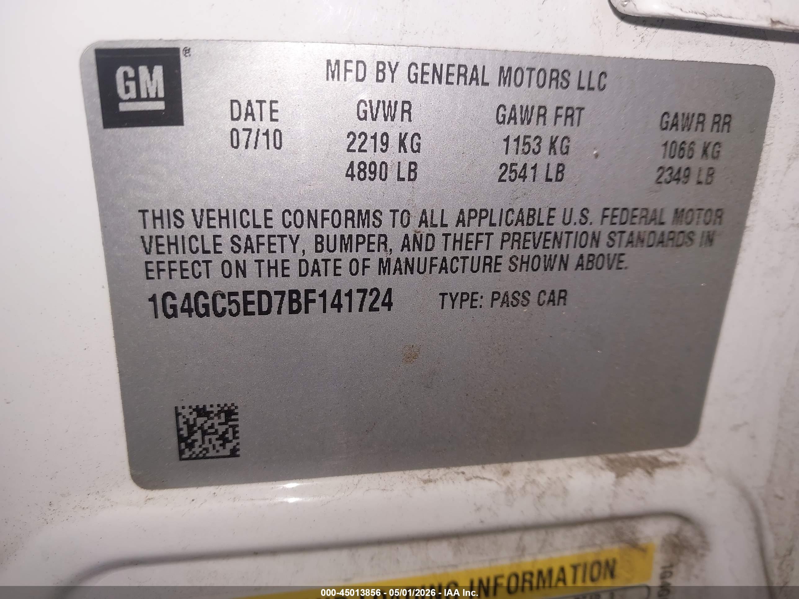 BUICK LACROSSE image 9