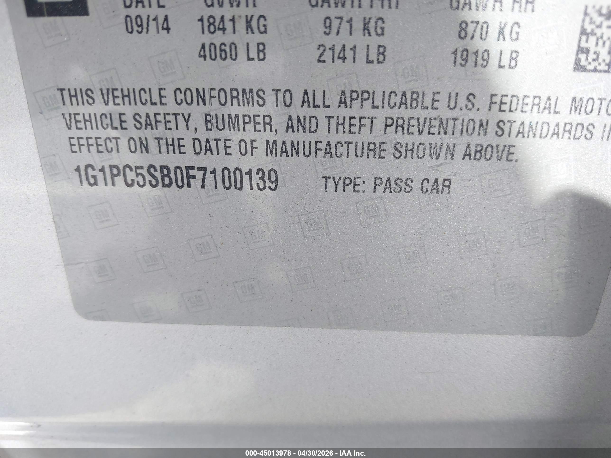 CHEVROLET CRUZE image 9