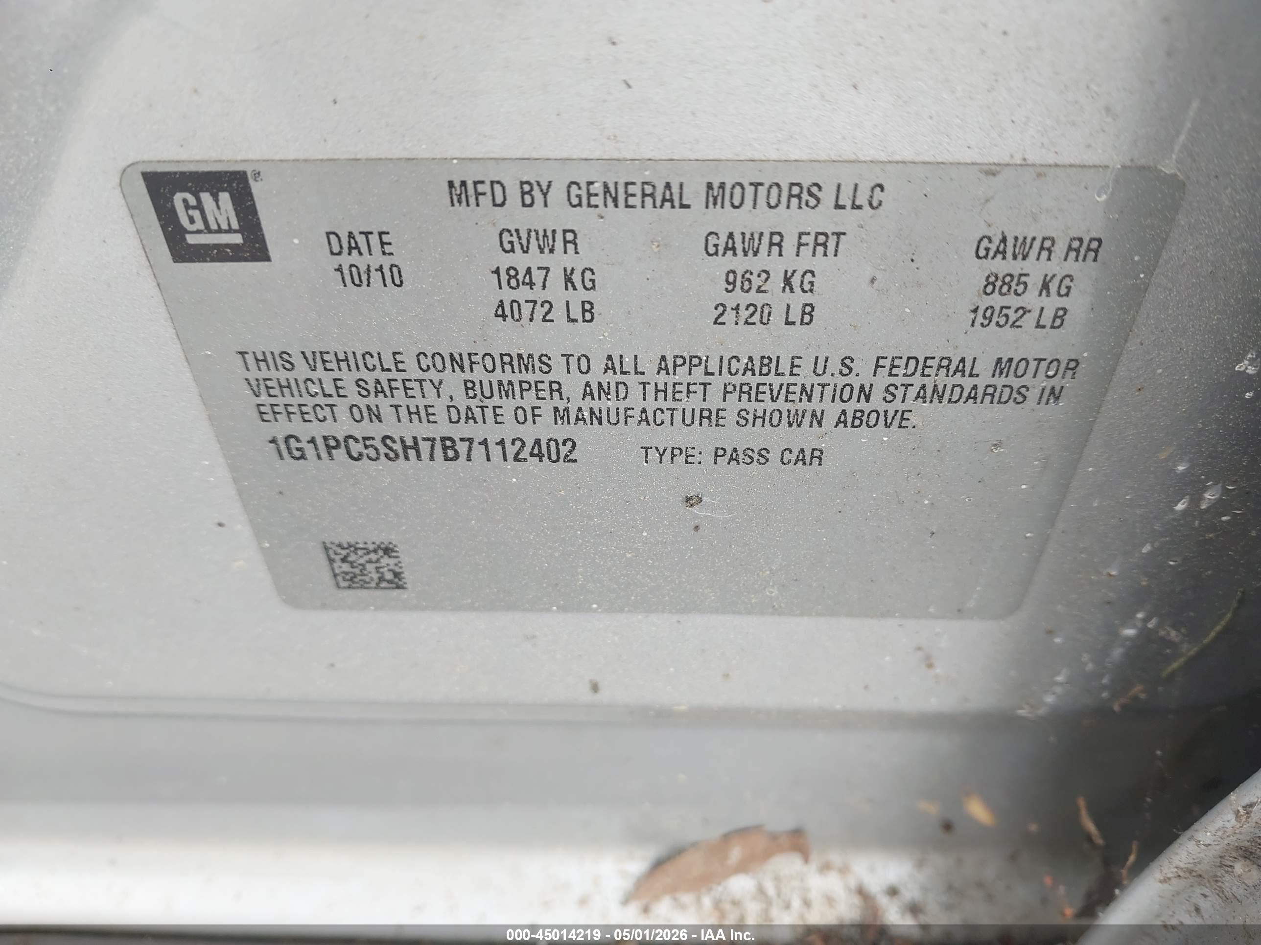 CHEVROLET CRUZE image 9