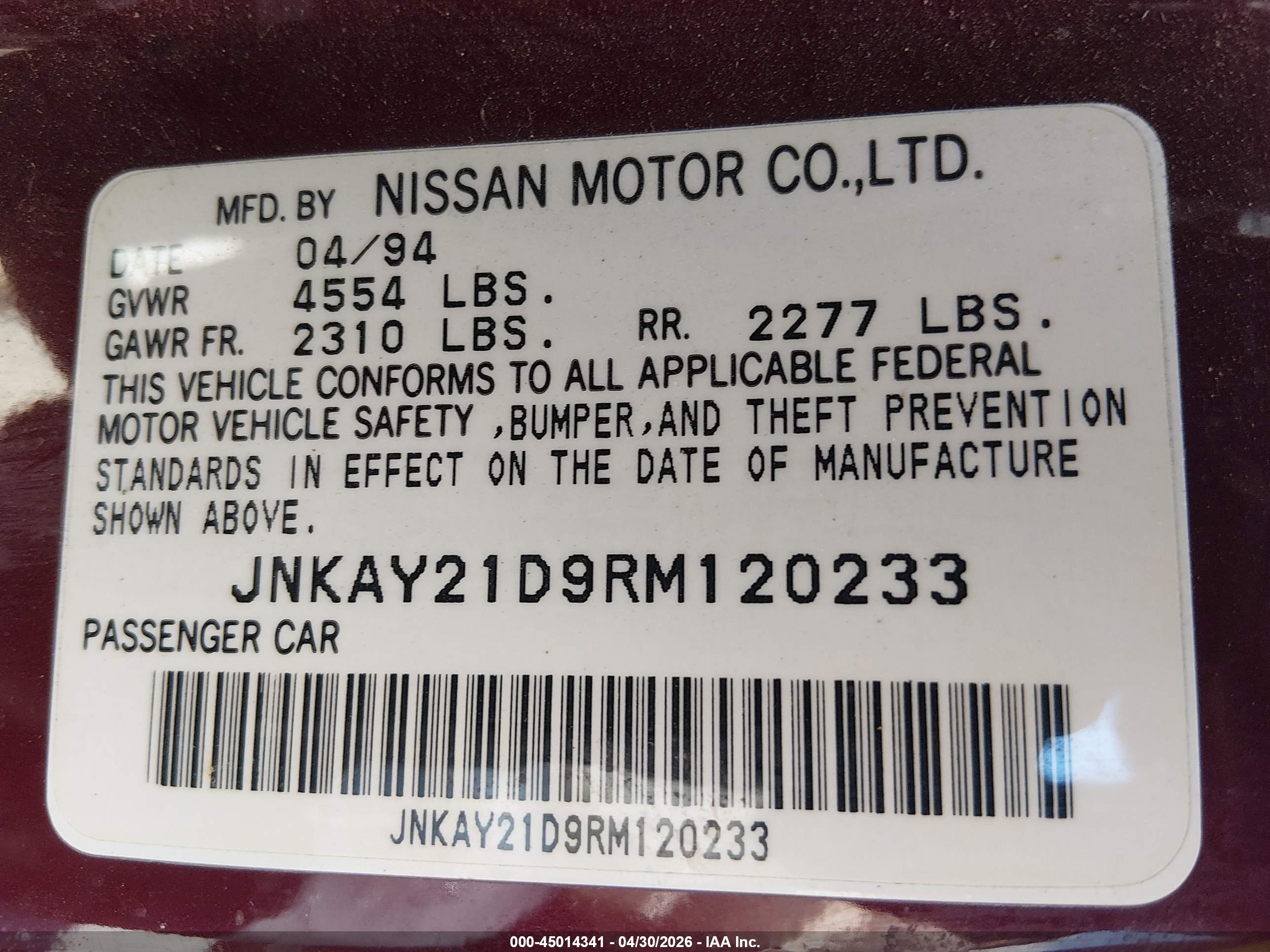 INFINITI J30 image 9