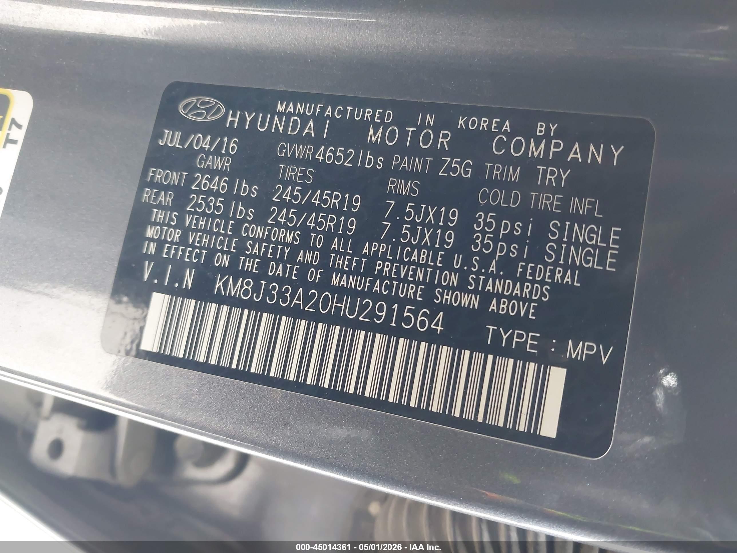 HYUNDAI TUCSON image 9