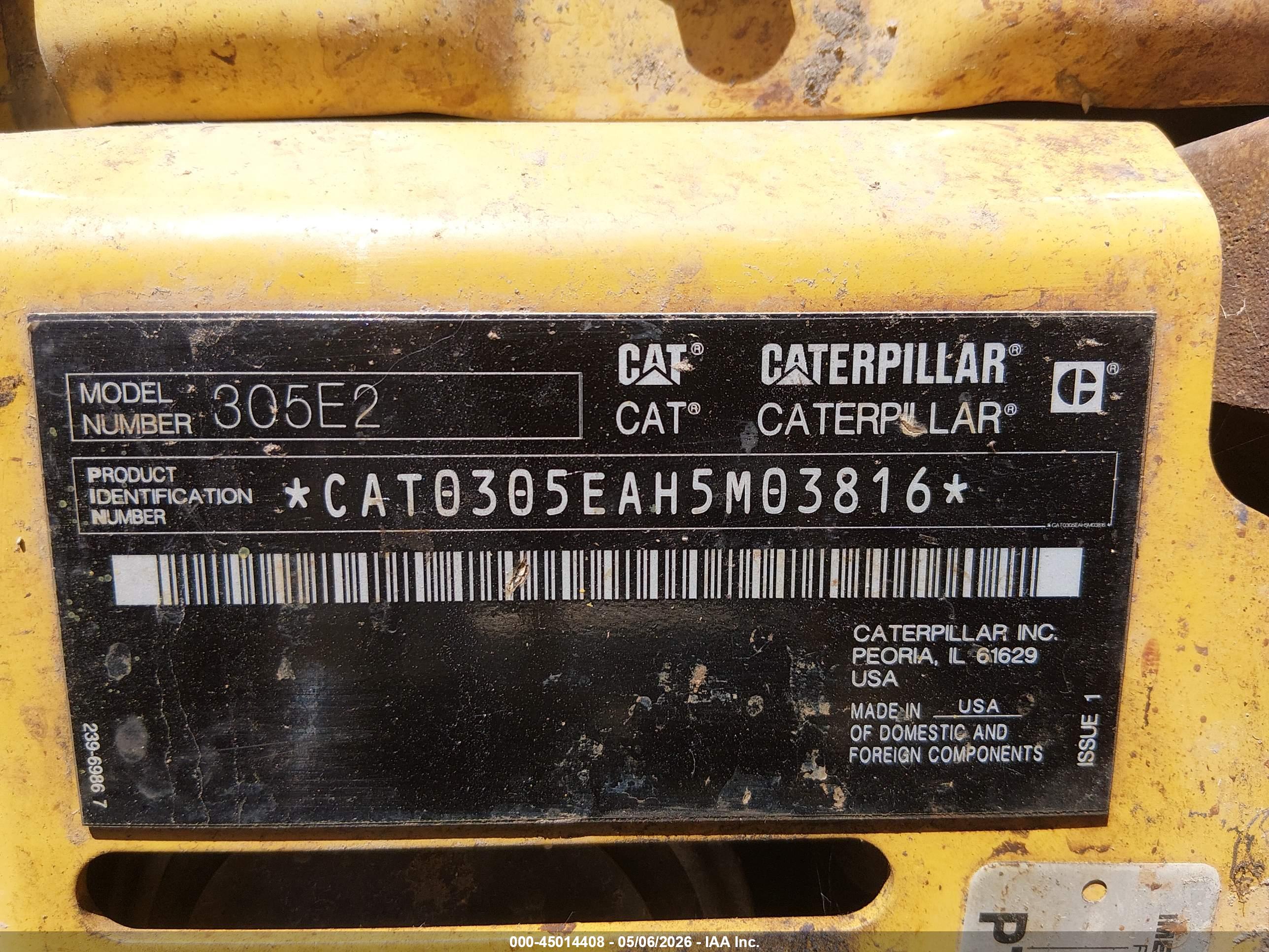 CATERPILLAR 305E2 image 9