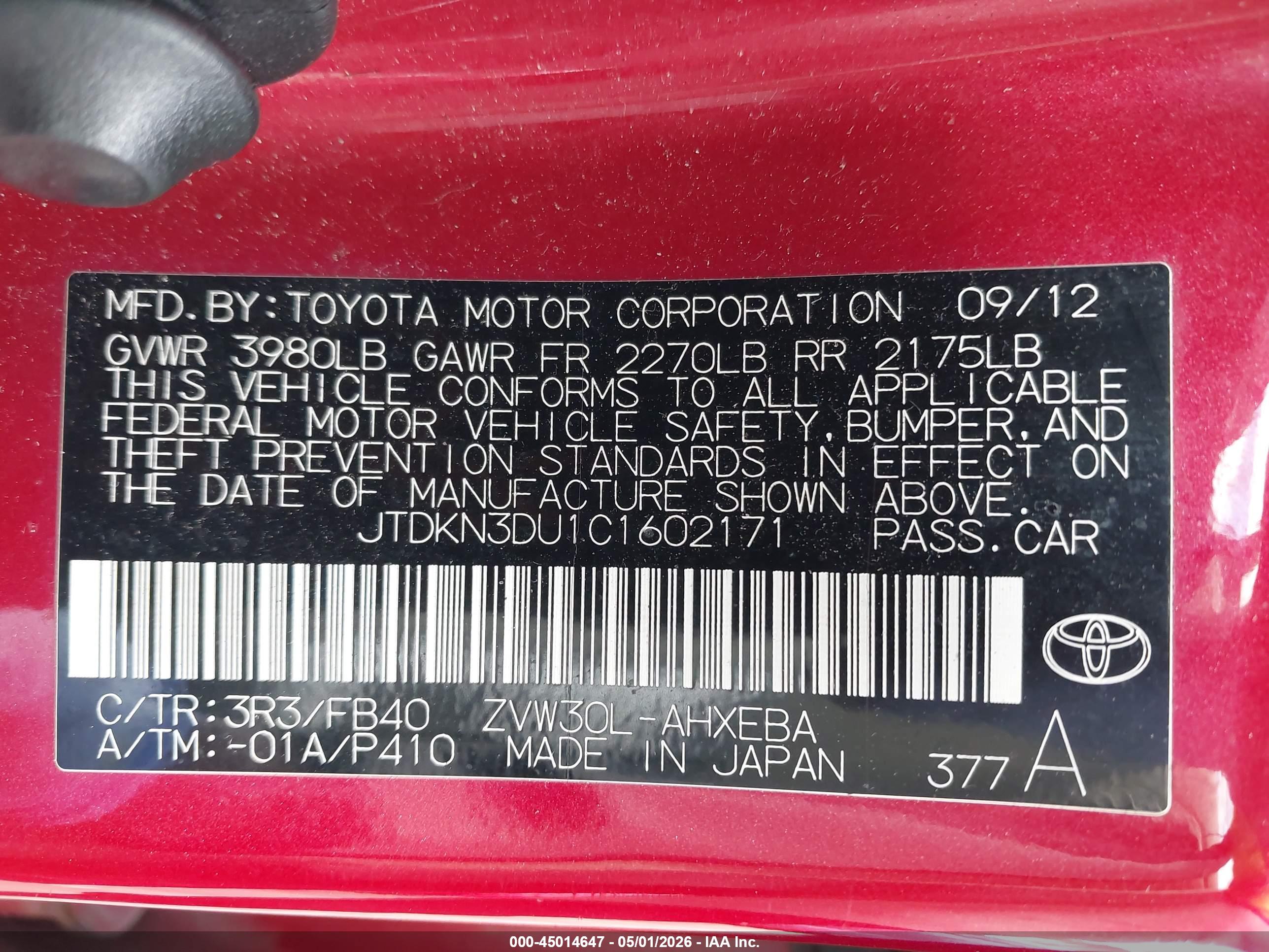 TOYOTA PRIUS image 9