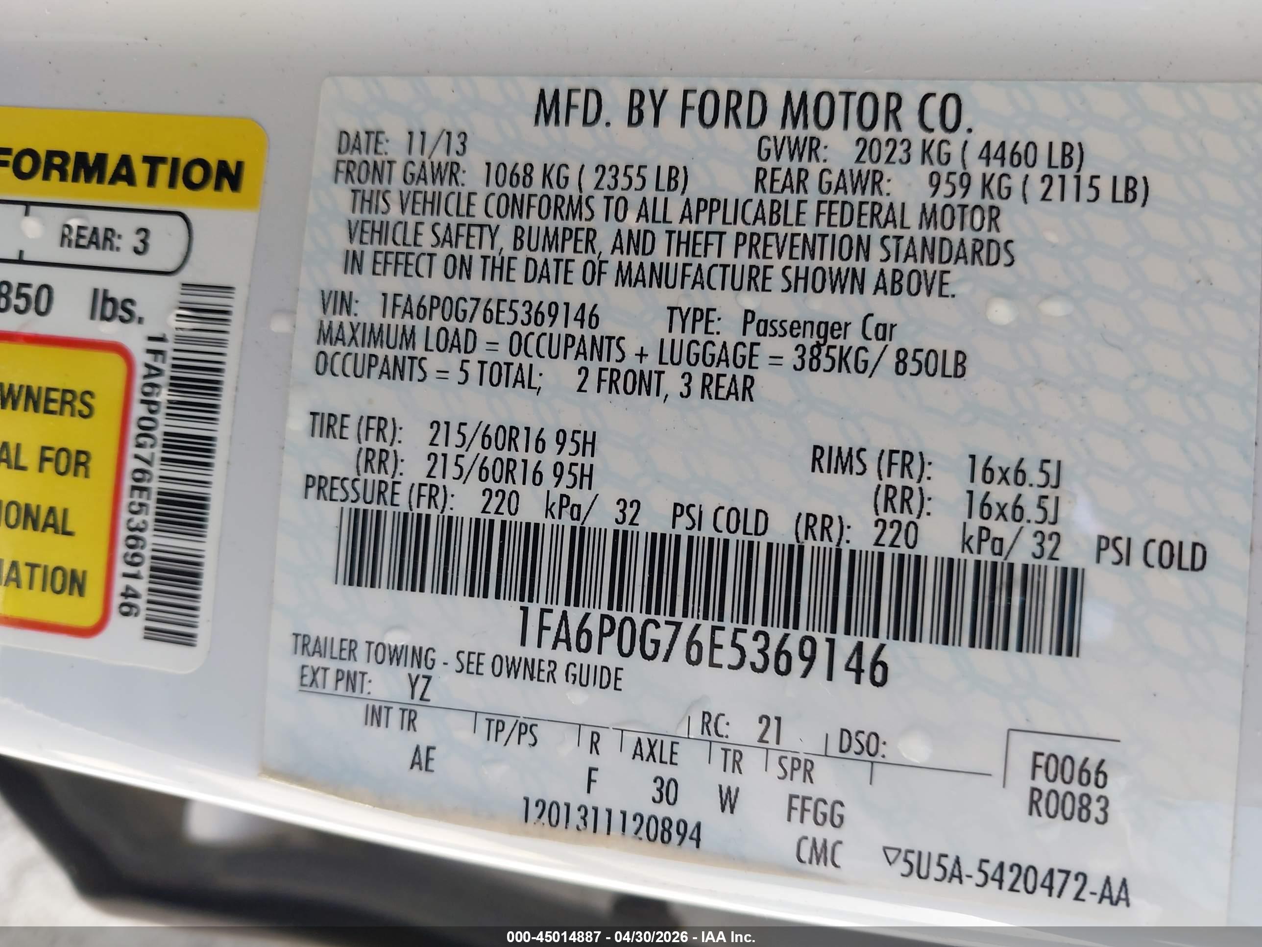 FORD FUSION image 9