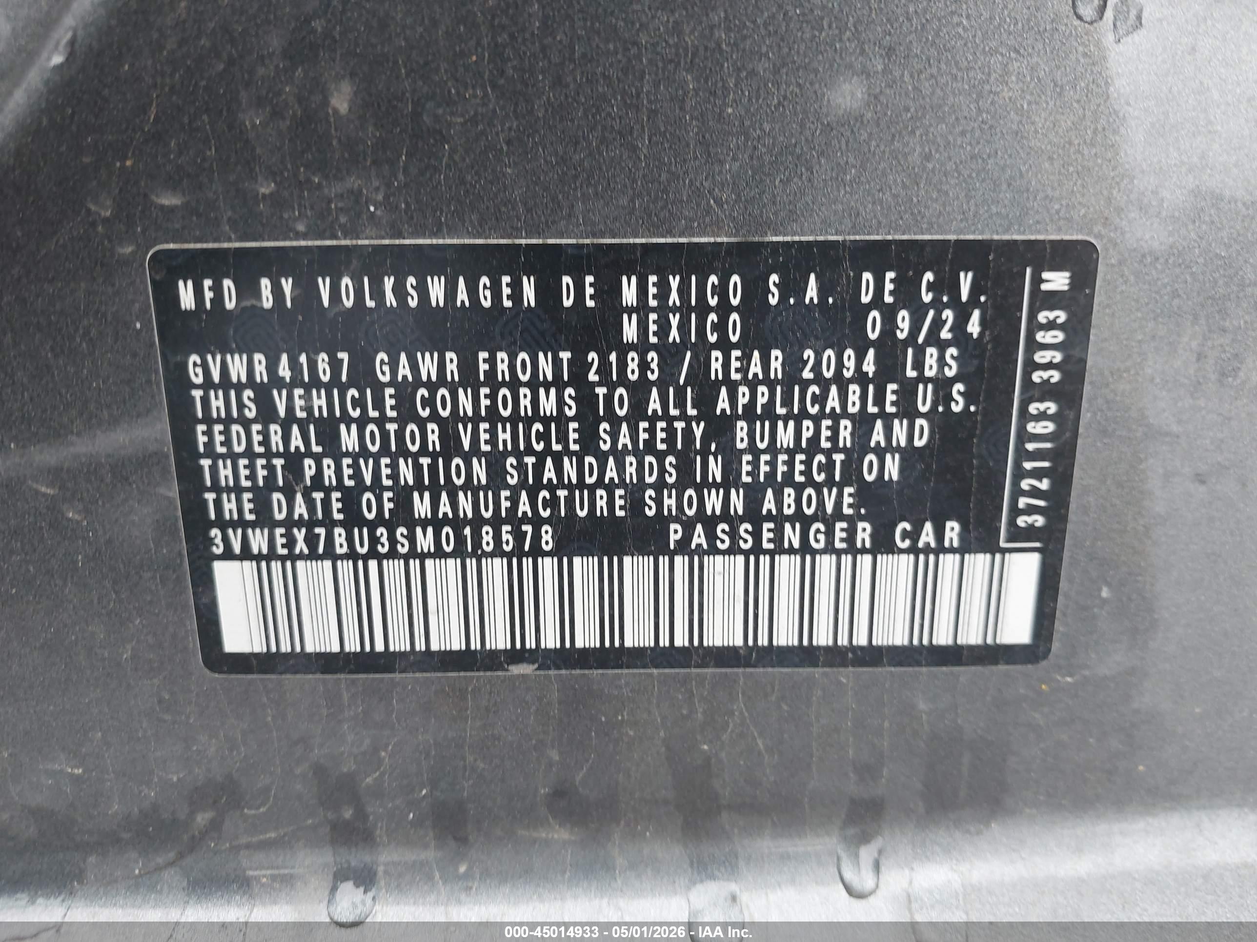 VOLKSWAGEN JETTA image 9