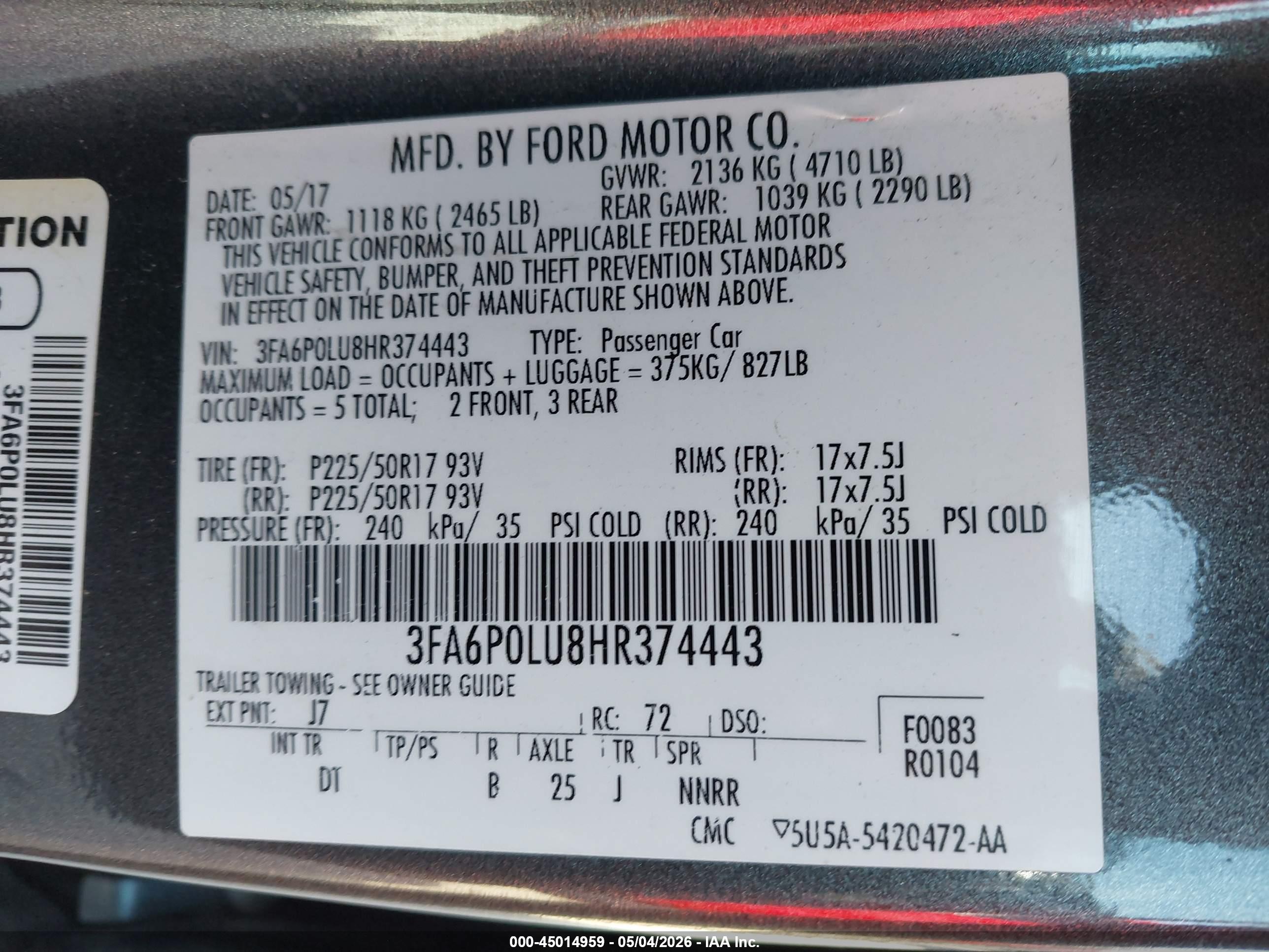 FORD FUSION image 9