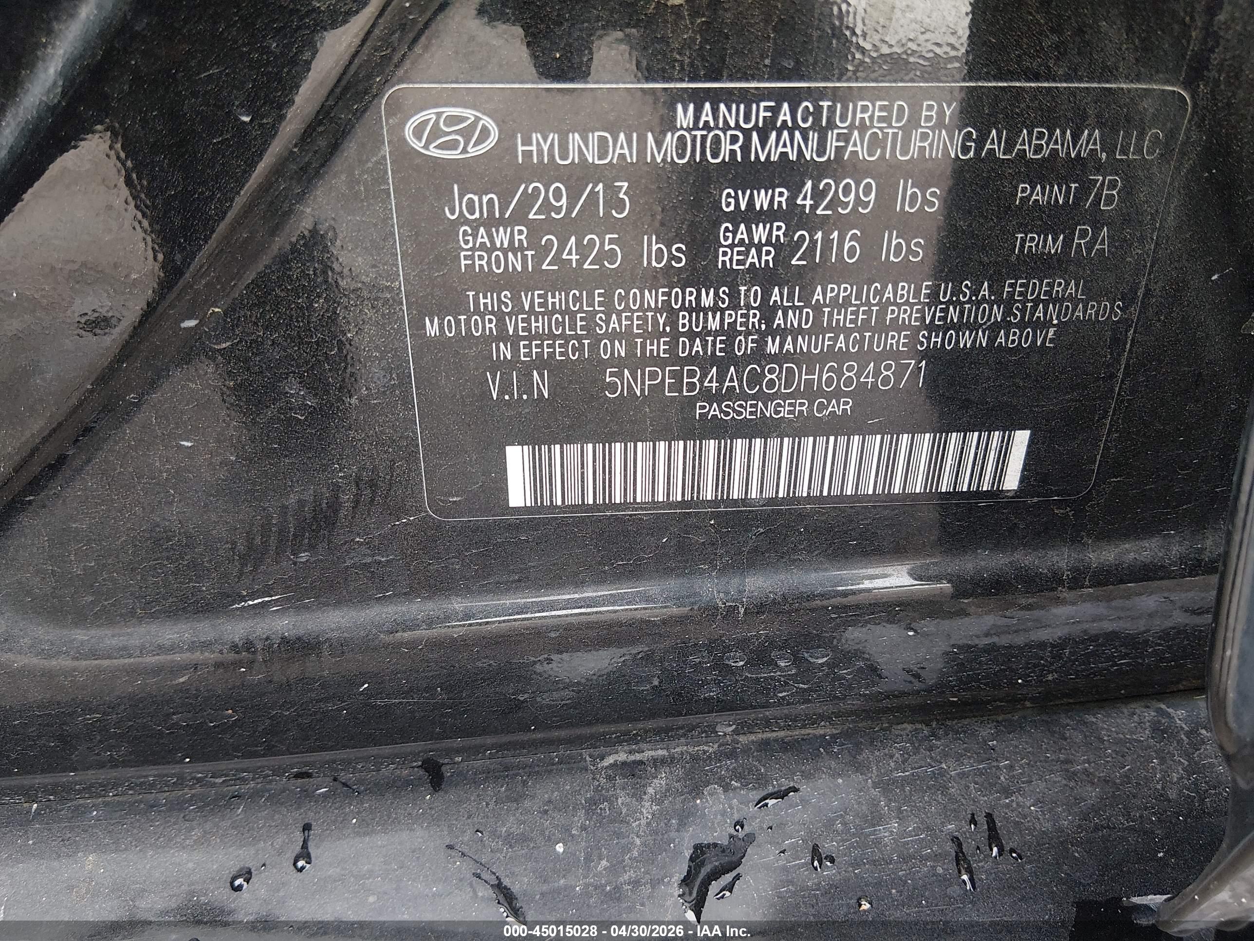 HYUNDAI SONATA image 9
