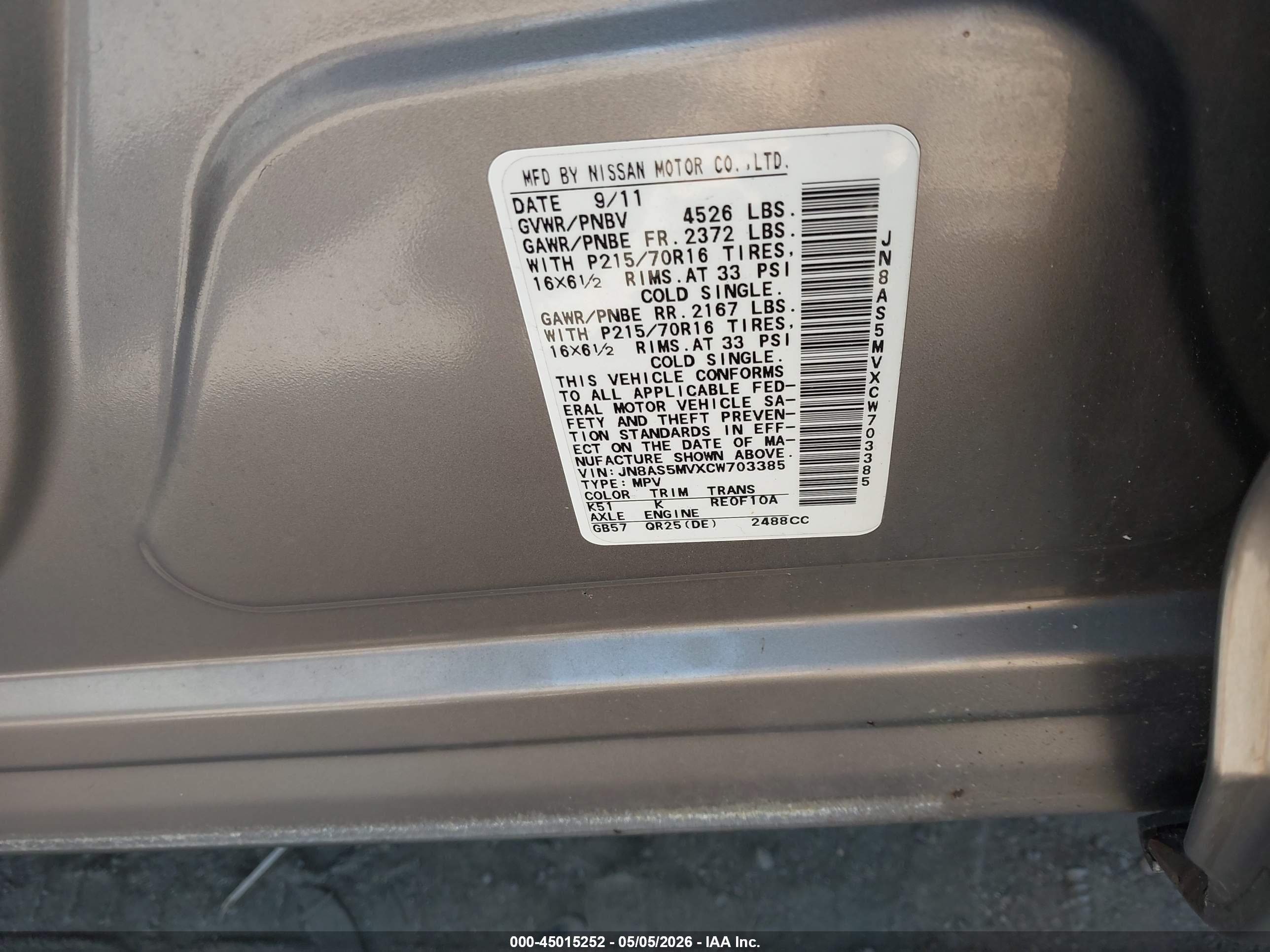 NISSAN ROGUE image 9