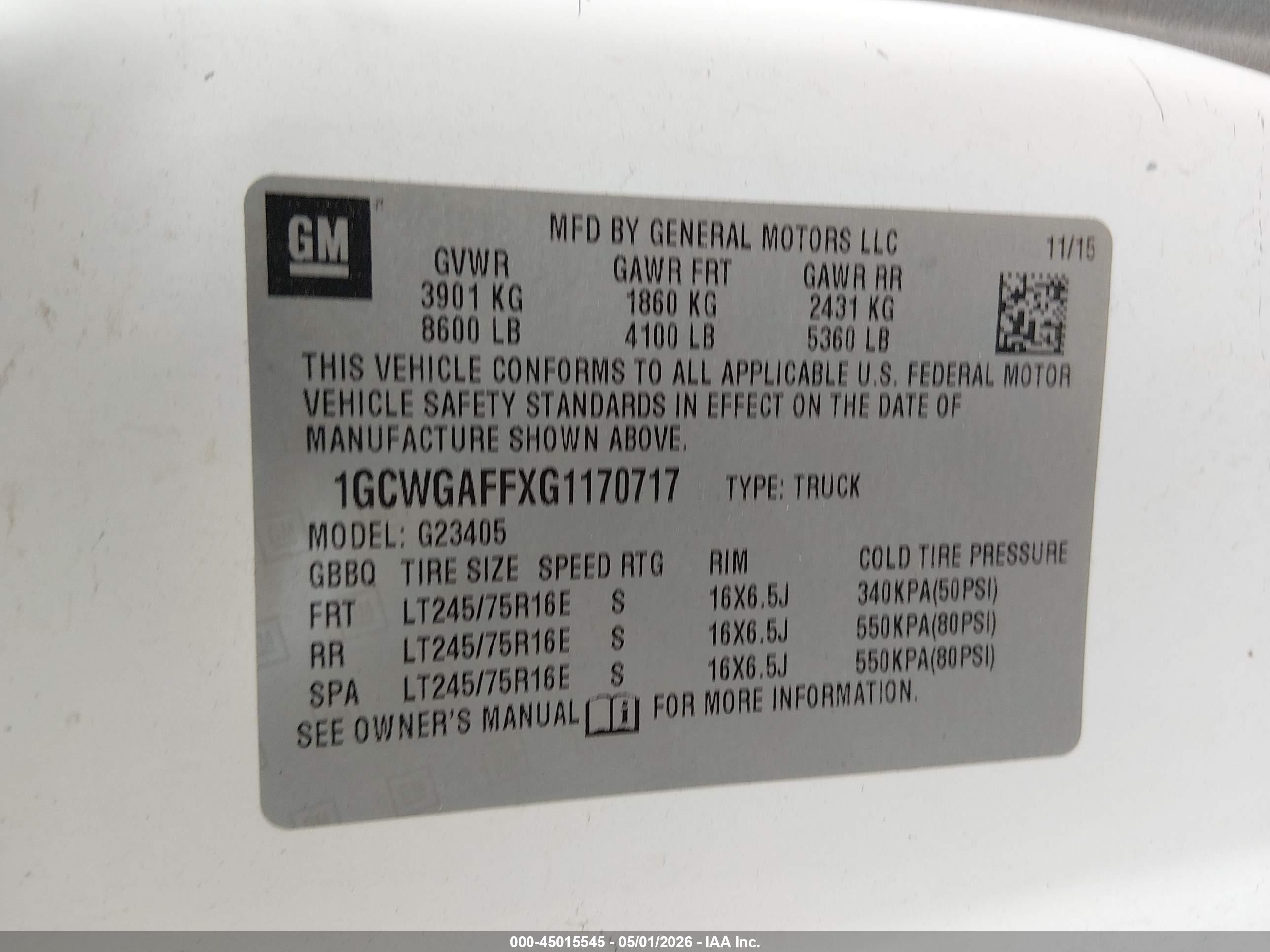 CHEVROLET EXPRESS image 9