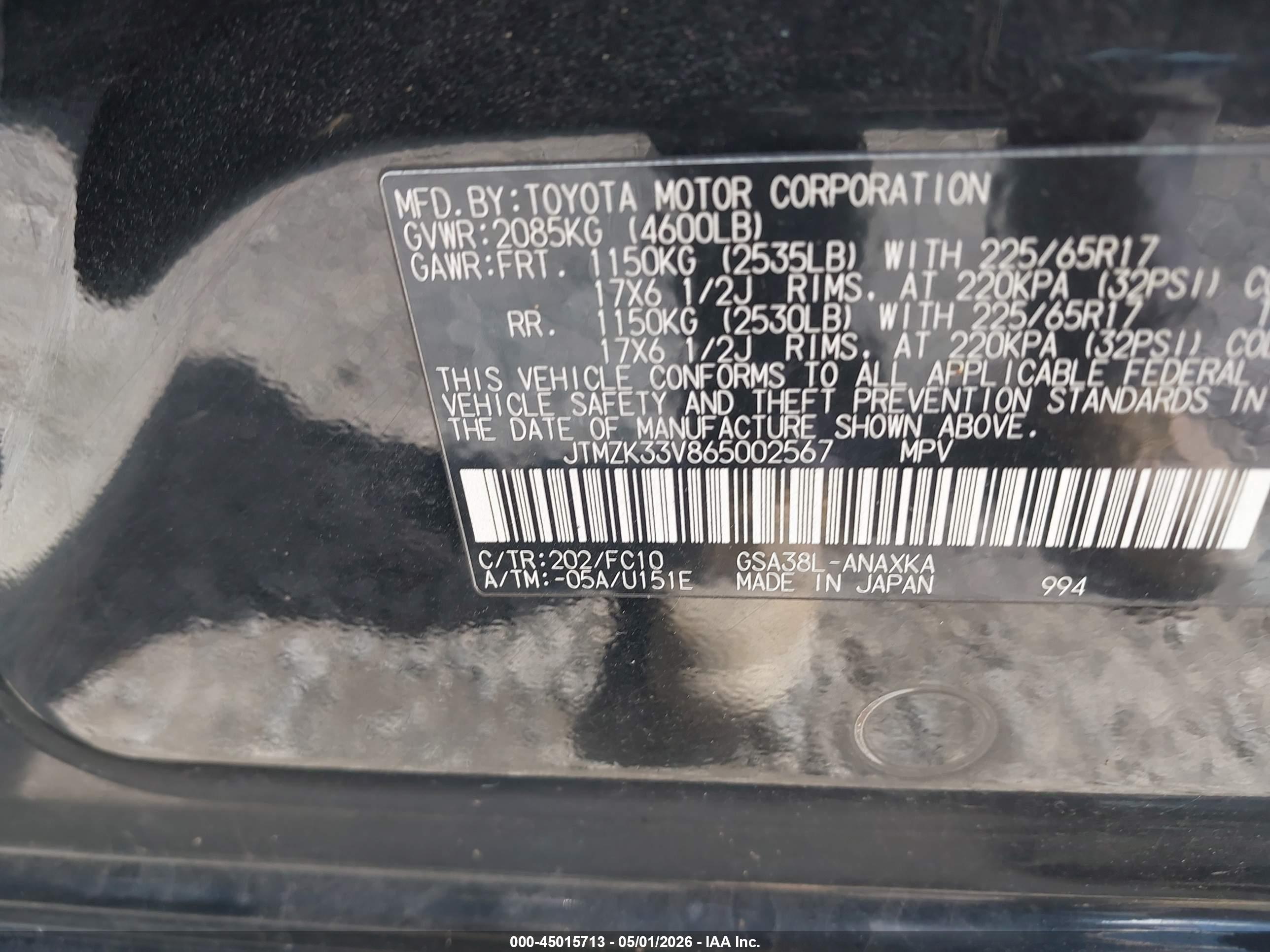TOYOTA RAV4 image 9