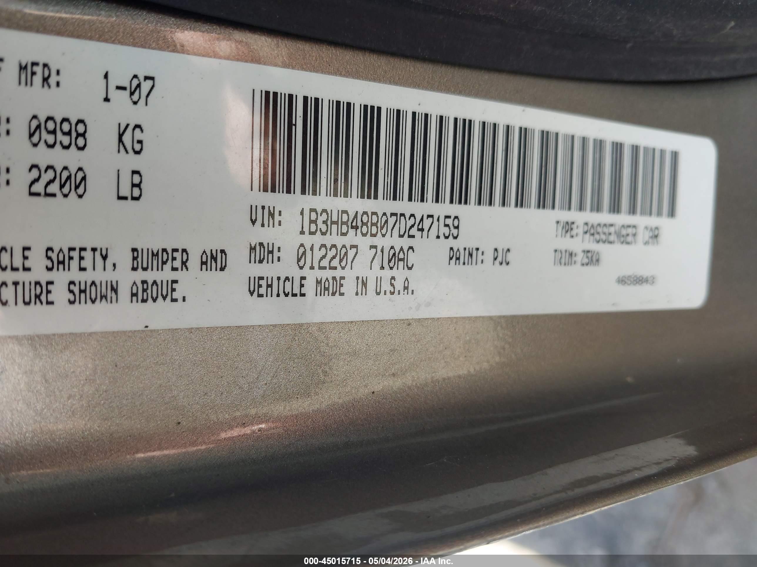 DODGE CALIBER image 9