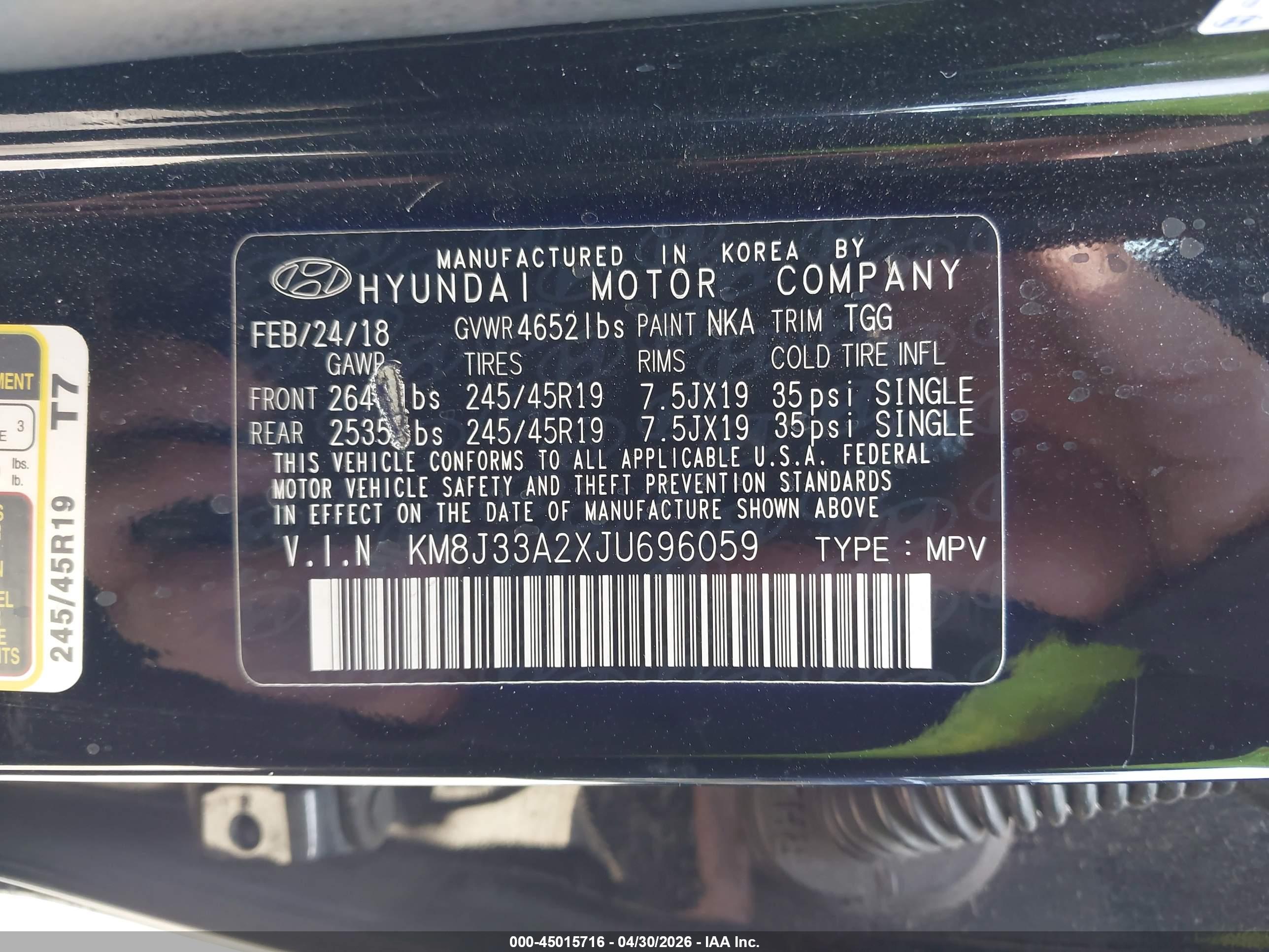 HYUNDAI TUCSON image 9
