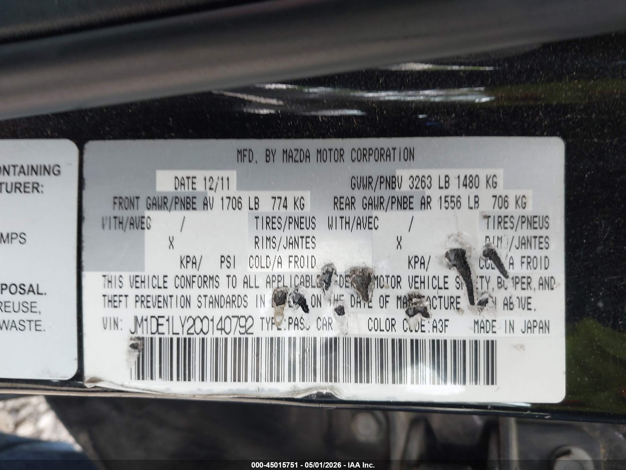 MAZDA MAZDA2 image 9