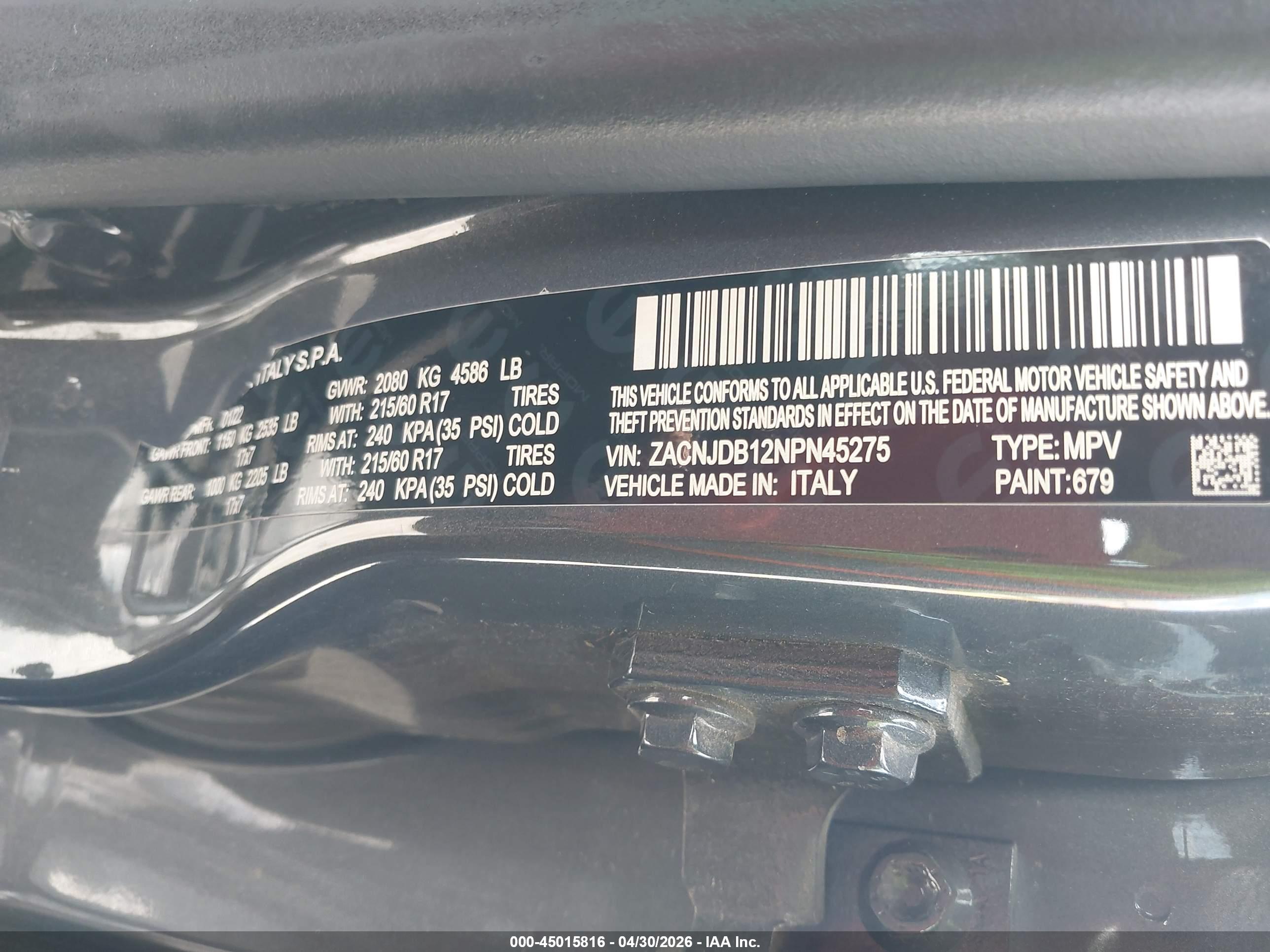 JEEP RENEGADE image 9