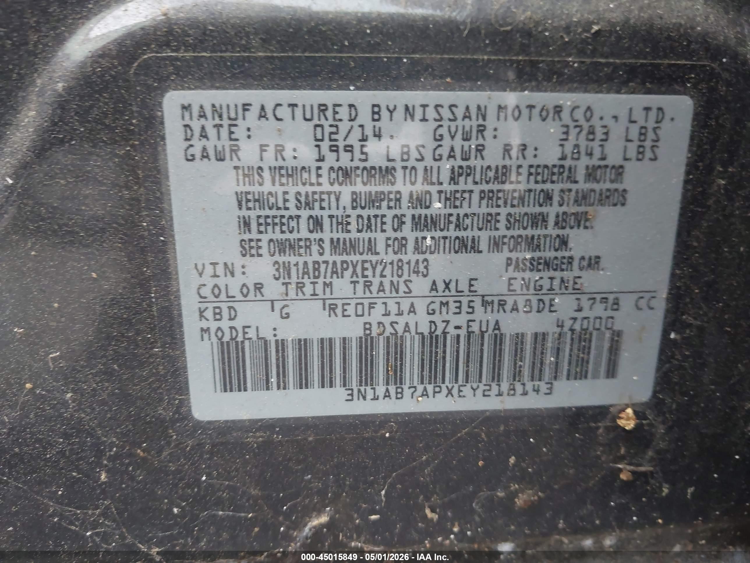 NISSAN SENTRA image 9