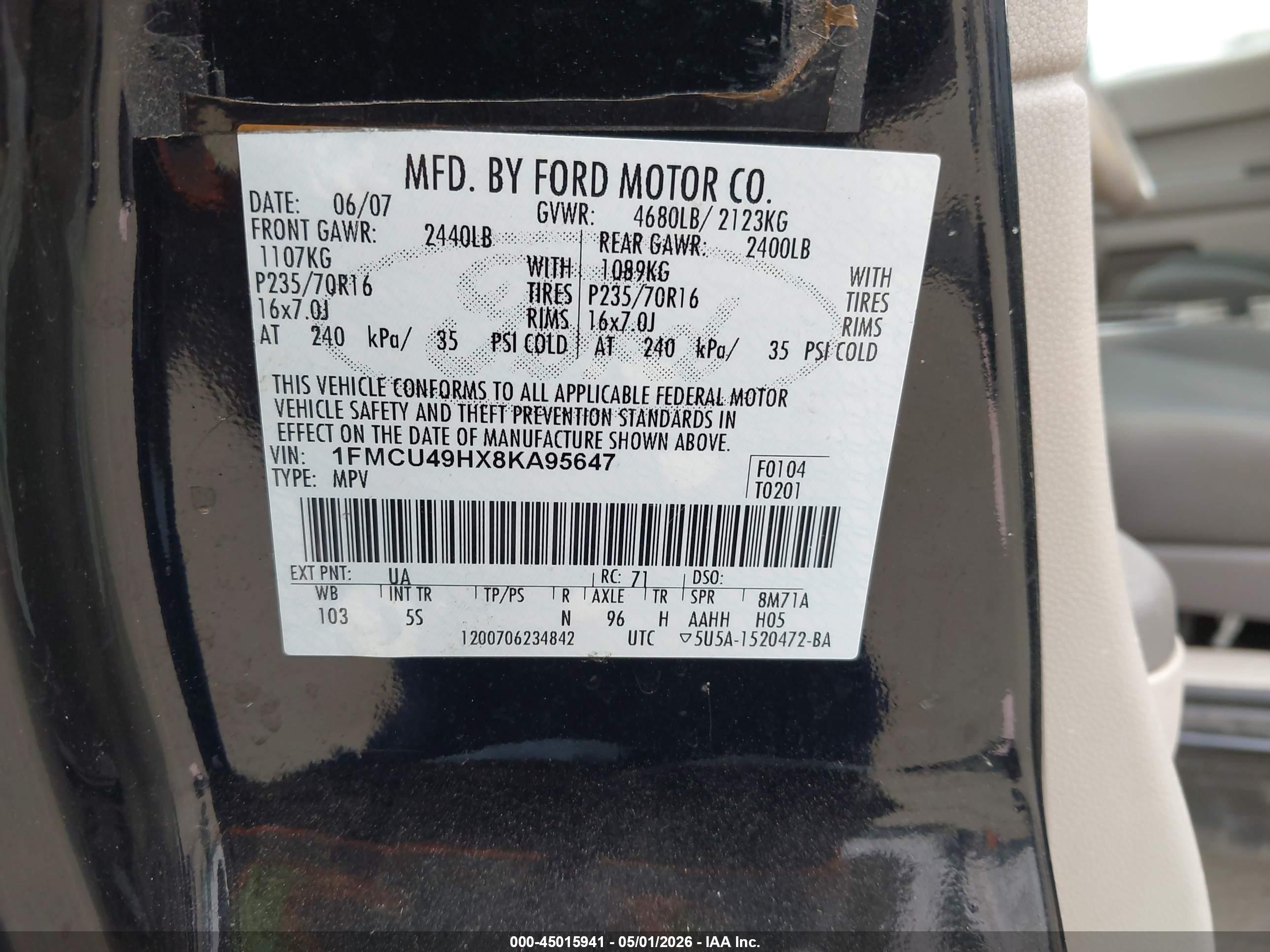 FORD ESCAPE image 9