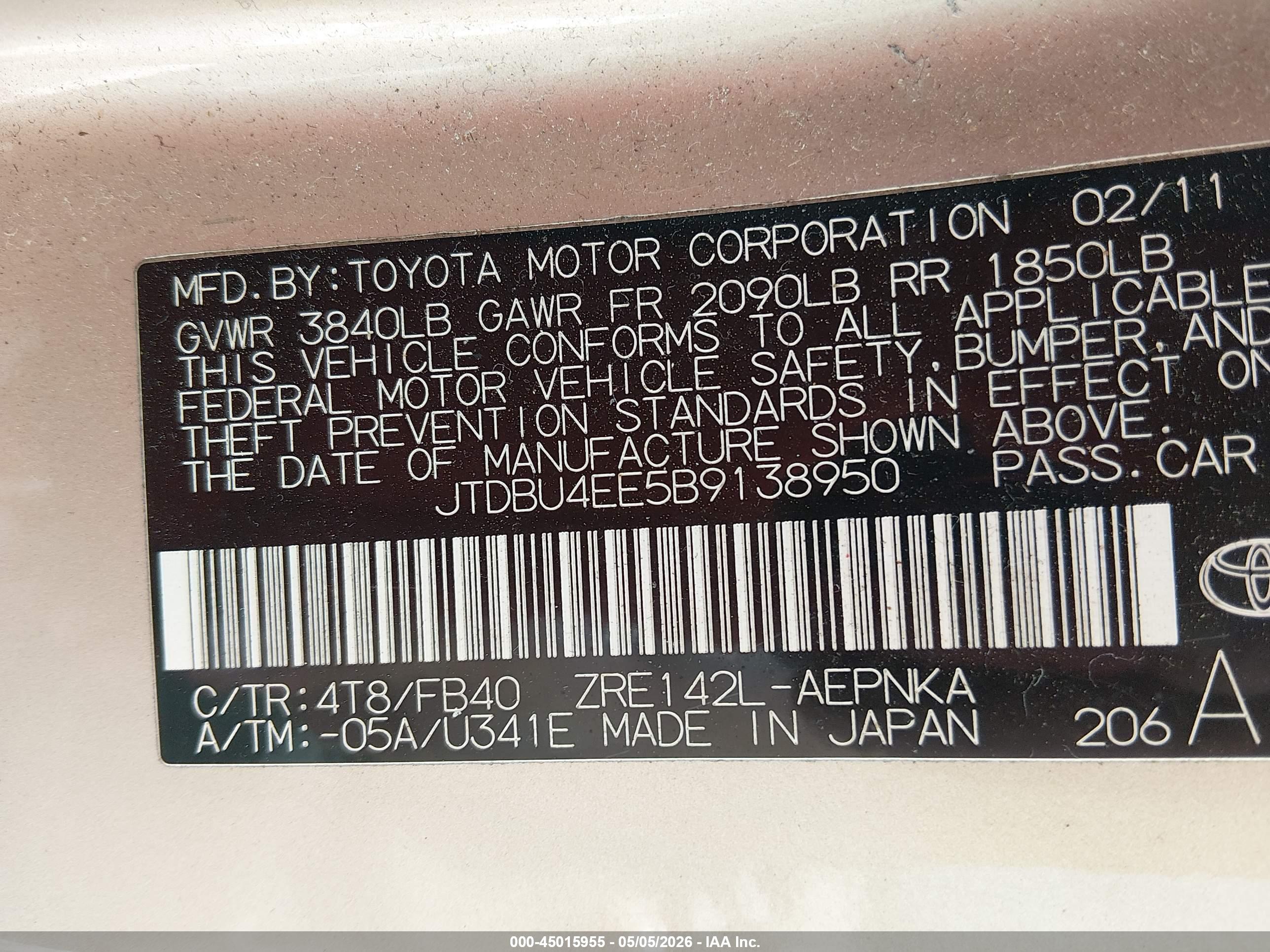 TOYOTA COROLLA image 9