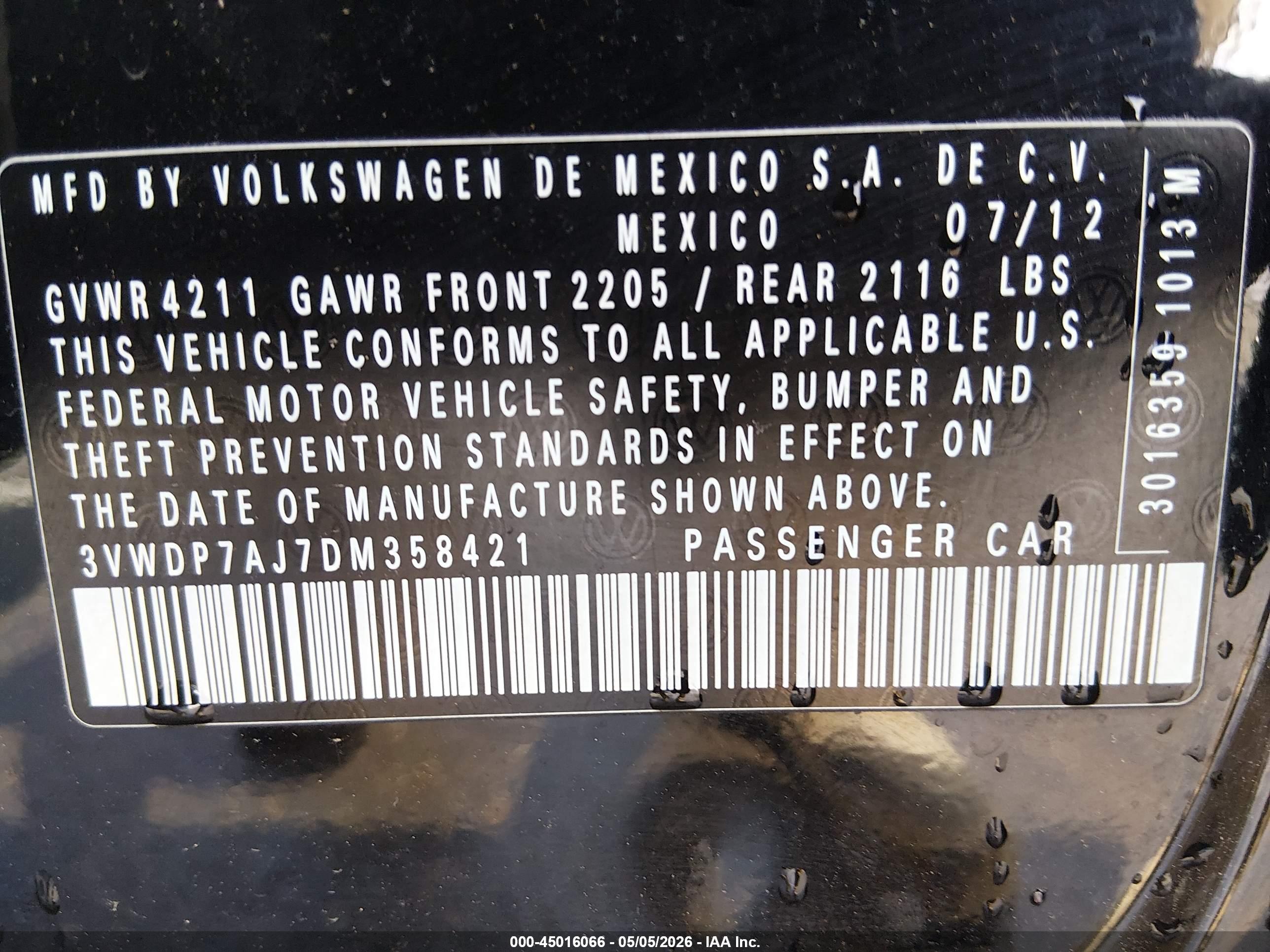 VOLKSWAGEN JETTA image 9