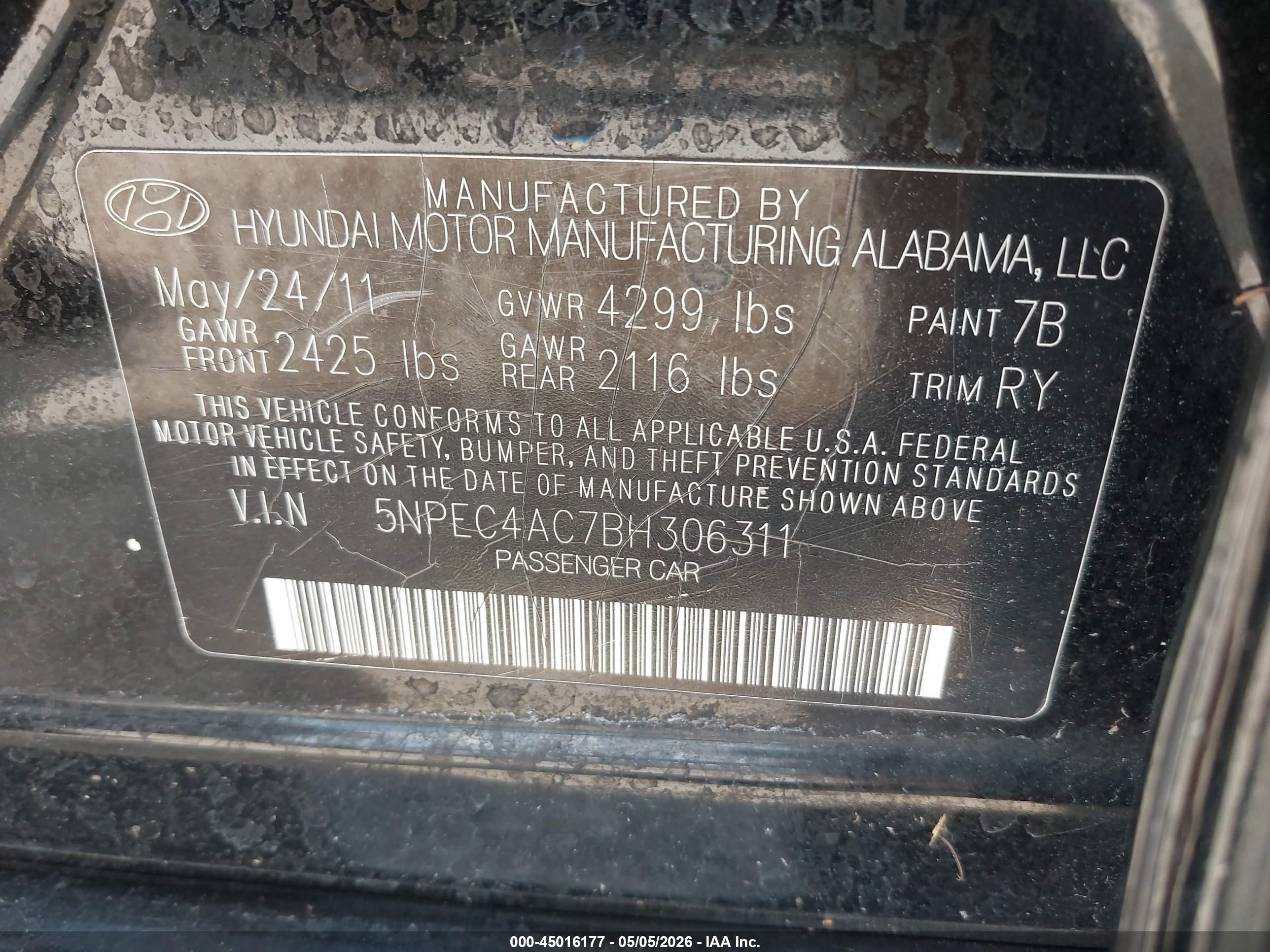 HYUNDAI SONATA image 9