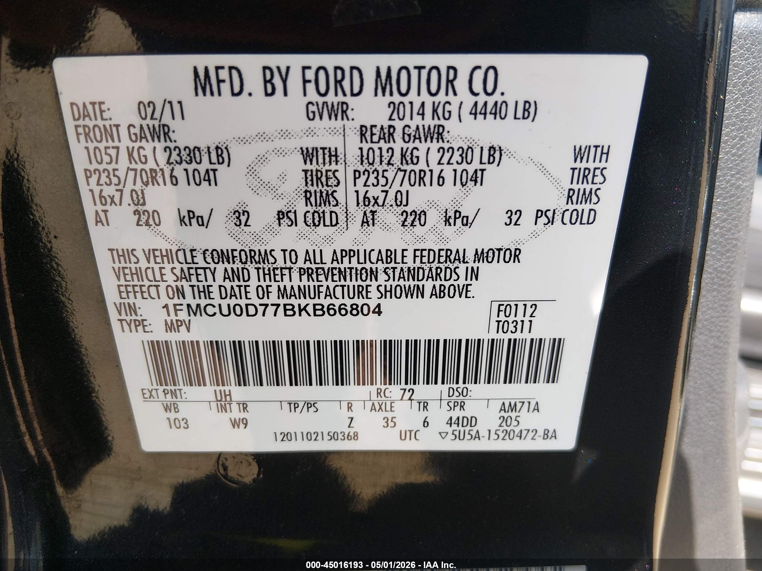FORD ESCAPE image 9