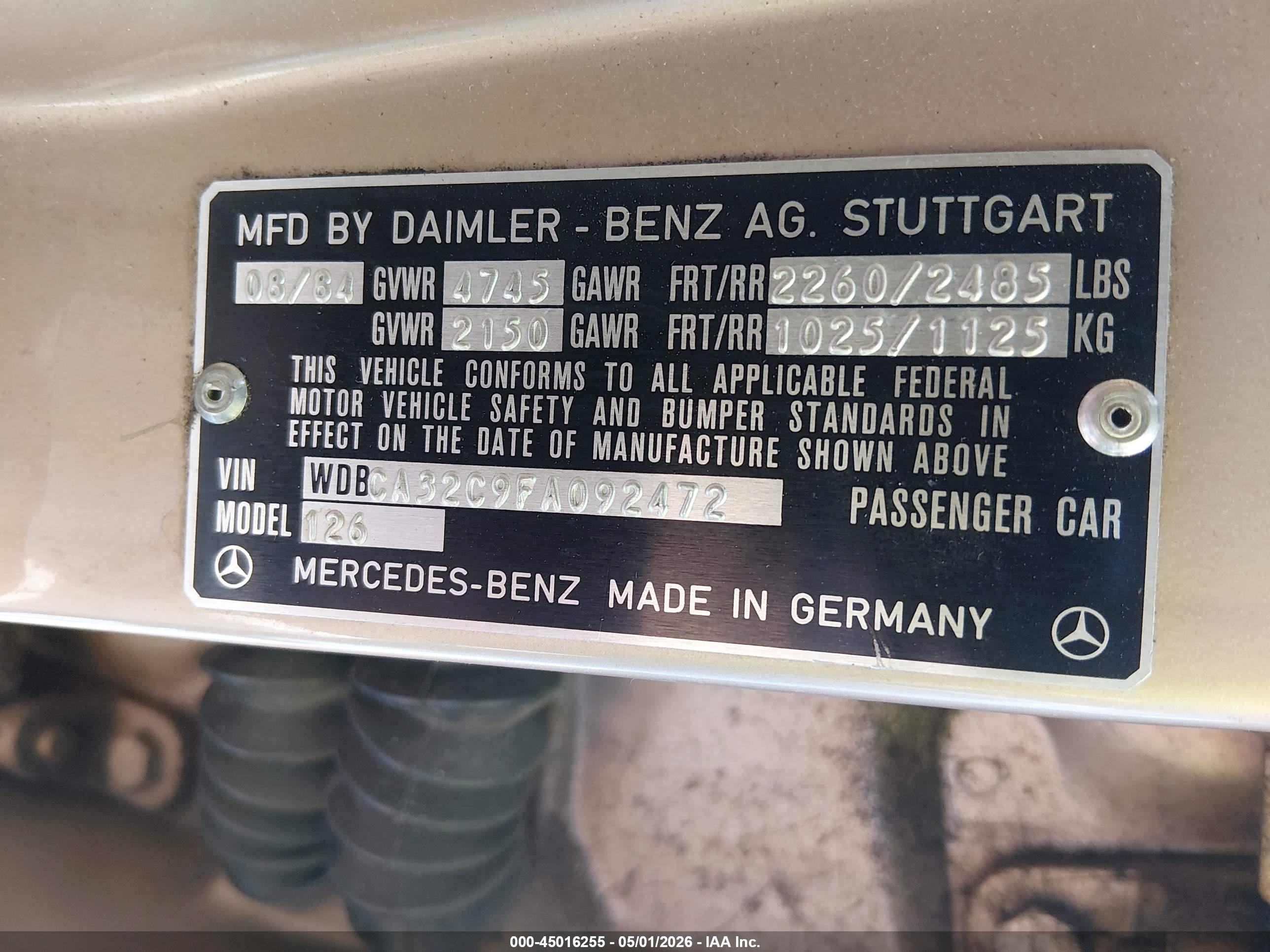 MERCEDES-BENZ 380 image 9
