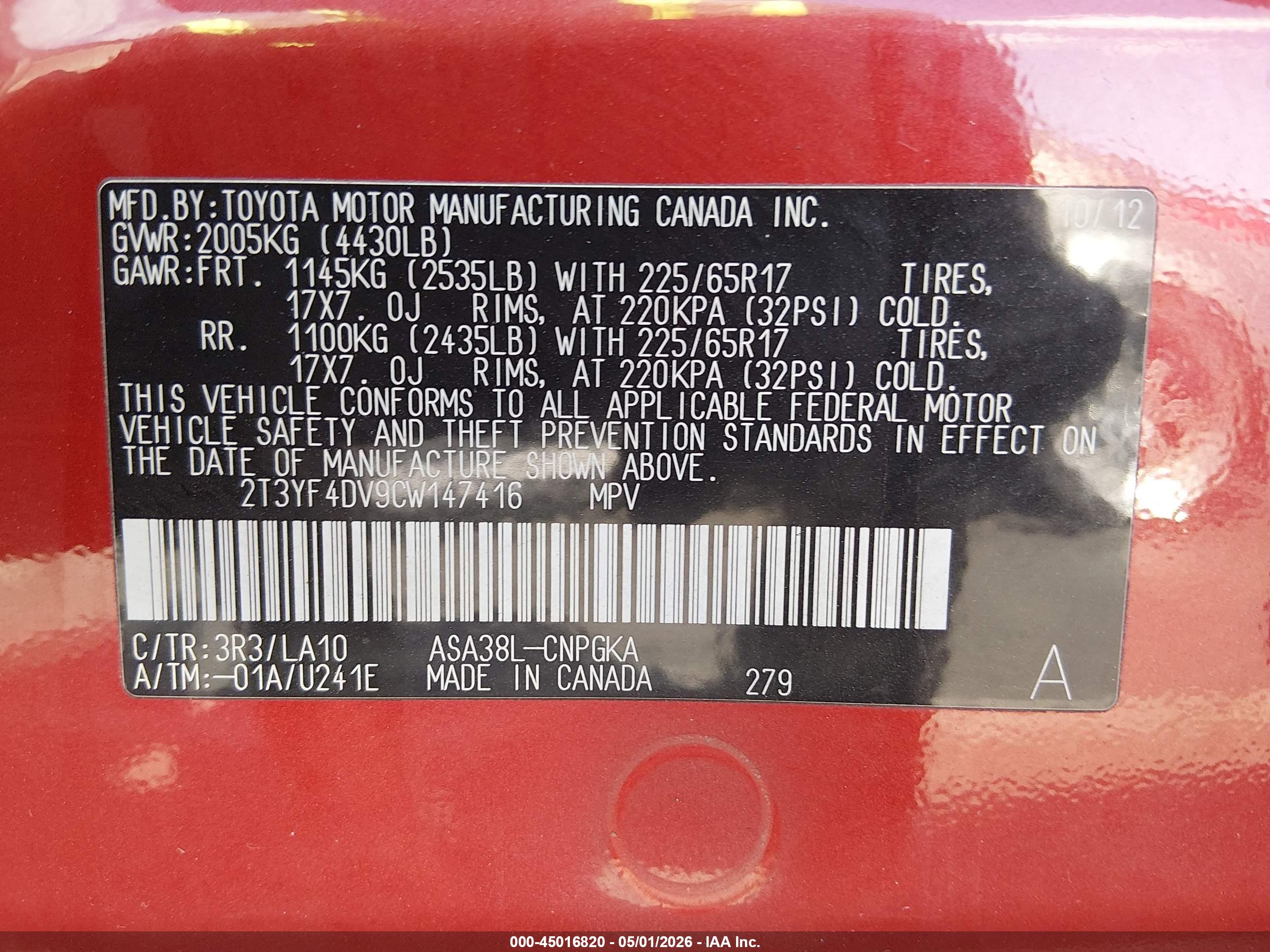 TOYOTA RAV4 image 9