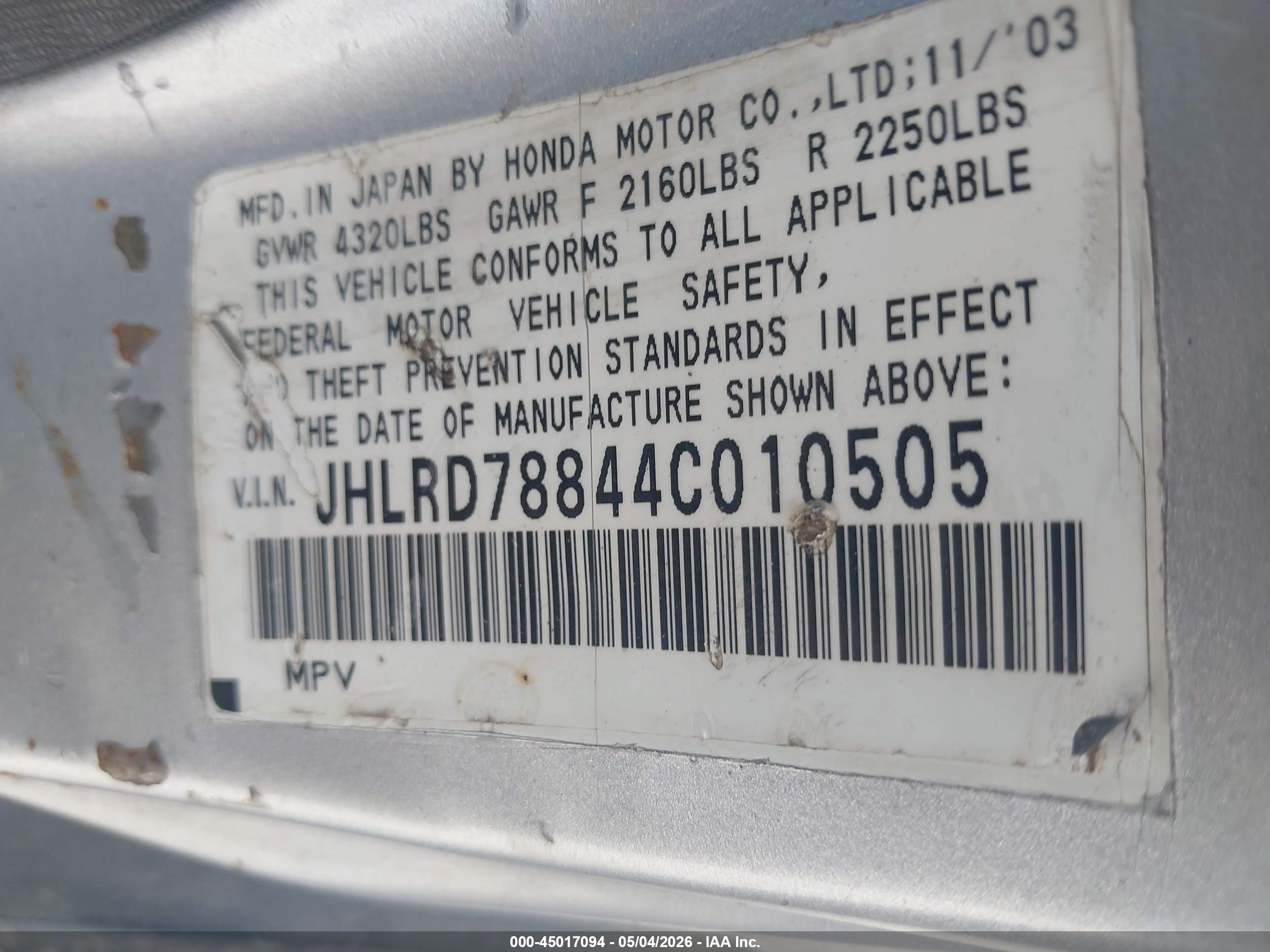 HONDA CR-V image 9