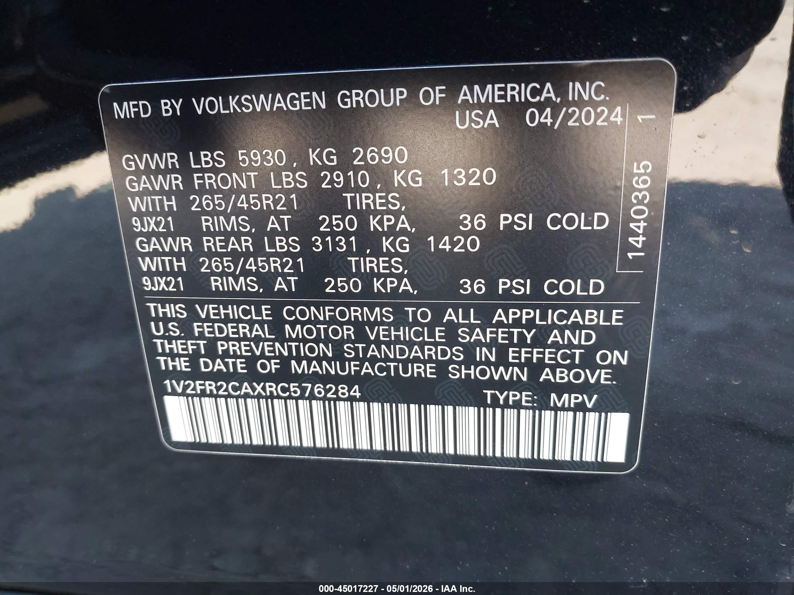 VOLKSWAGEN ATLAS image 9