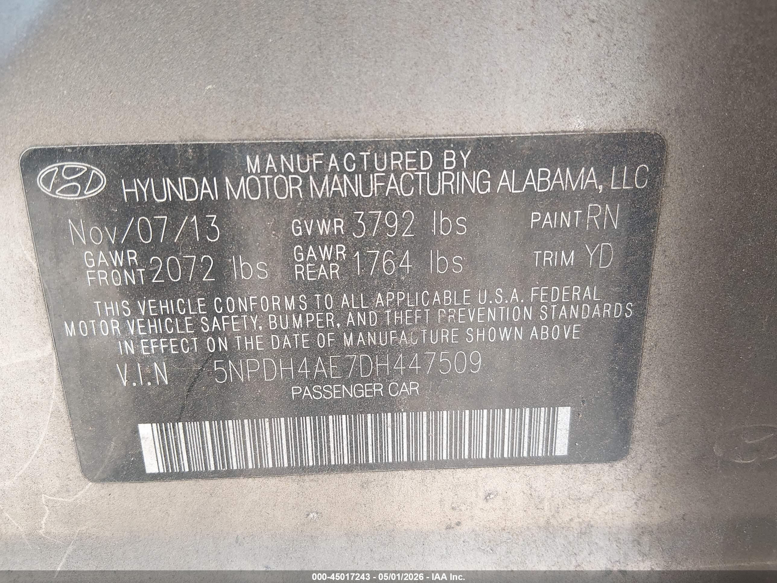 HYUNDAI ELANTRA image 9