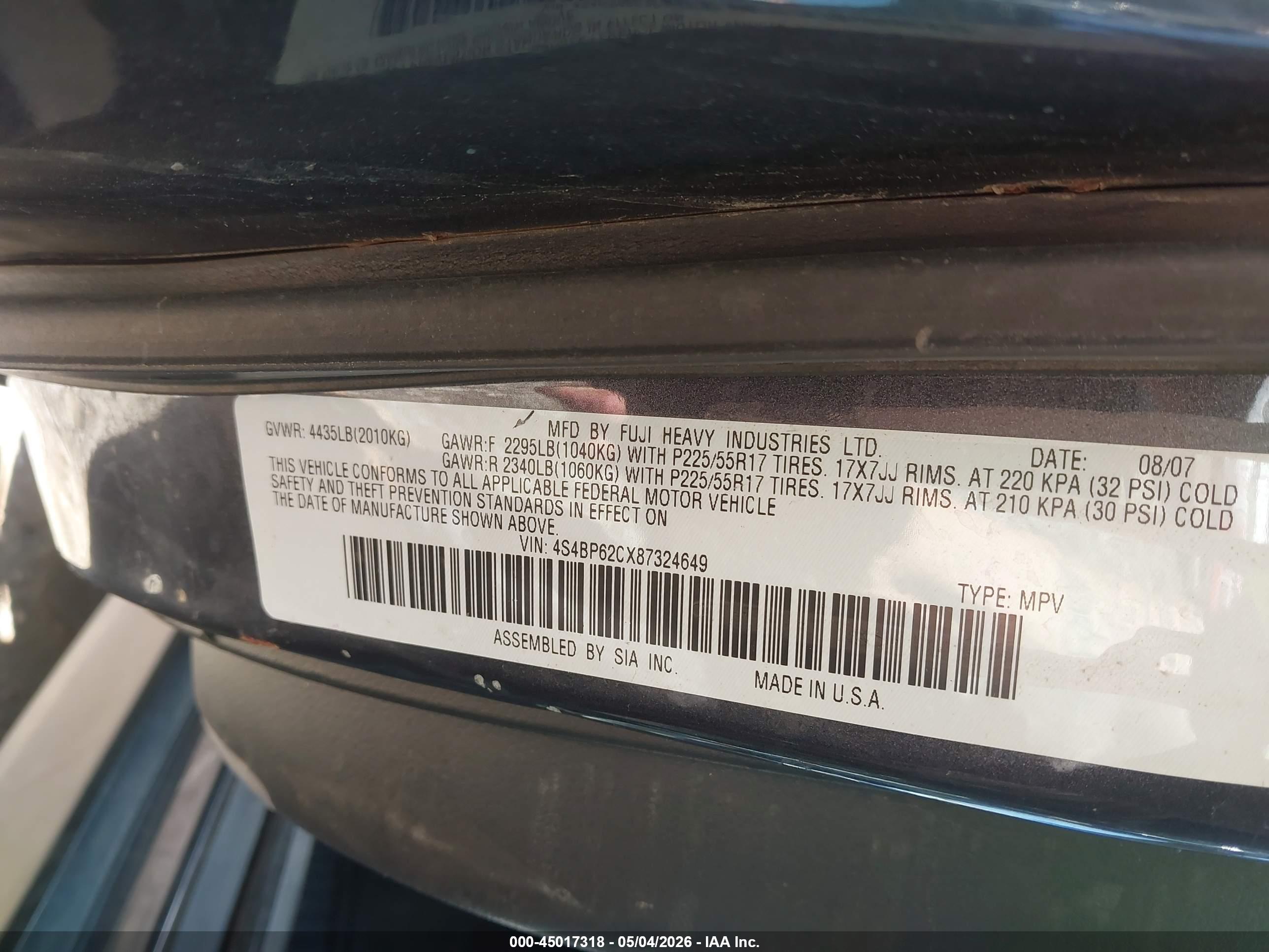 SUBARU OUTBACK image 9