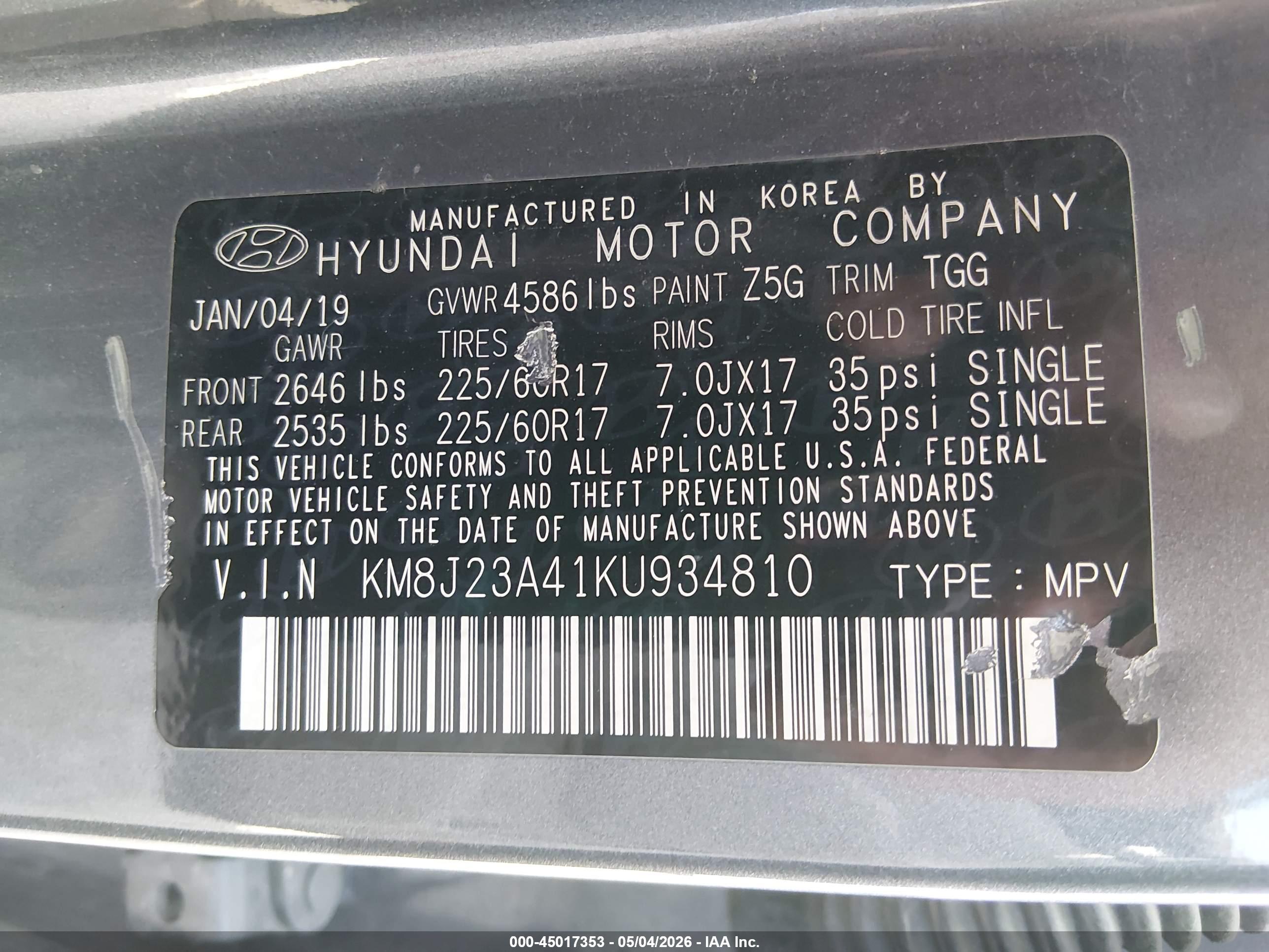 HYUNDAI TUCSON image 9