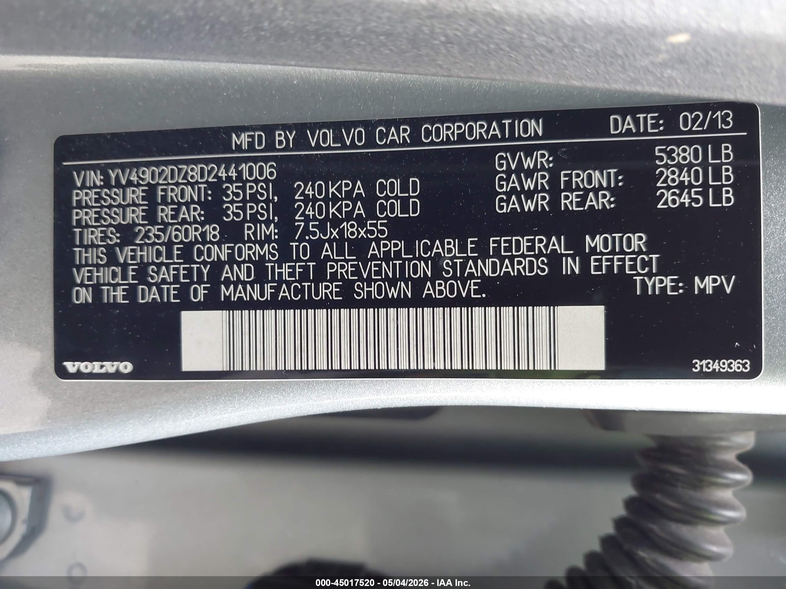 VOLVO XC60 image 9