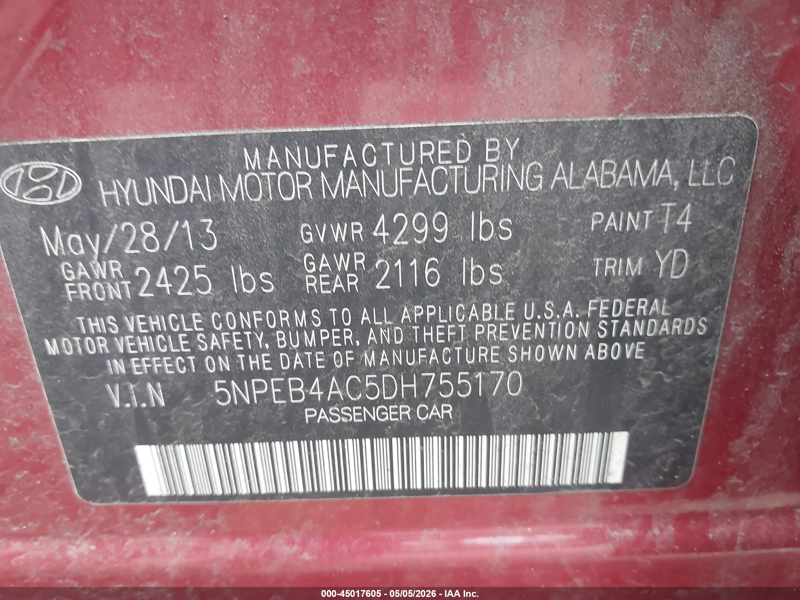 HYUNDAI SONATA image 9