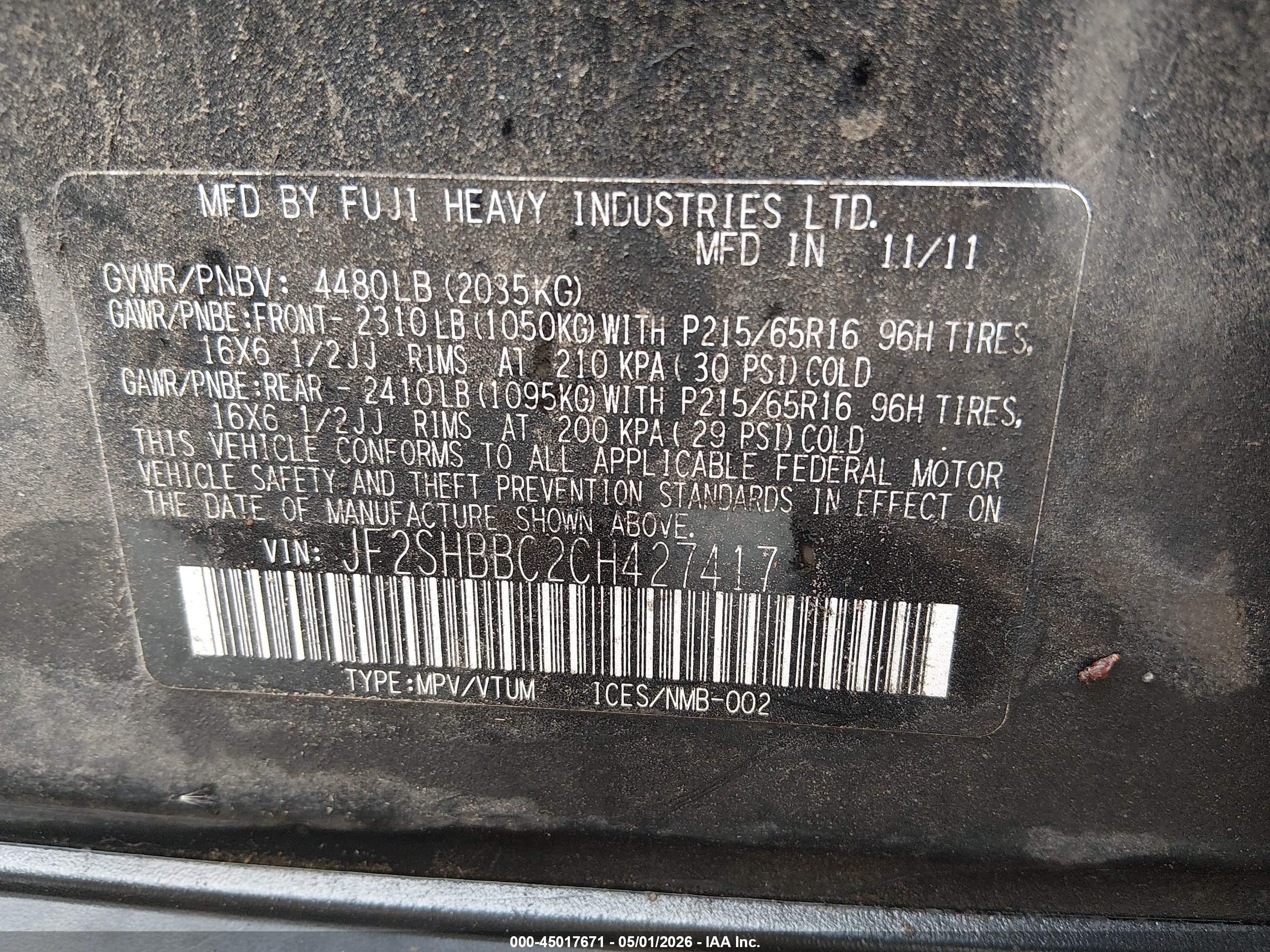 SUBARU FORESTER image 9