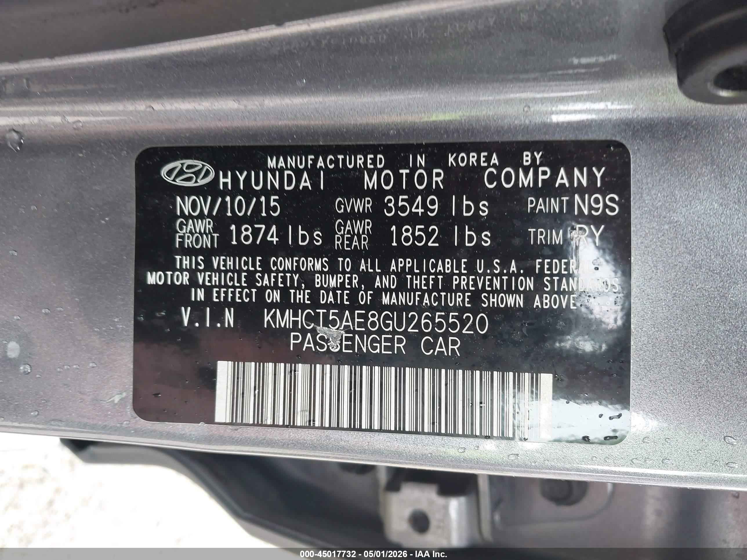 HYUNDAI ACCENT image 9