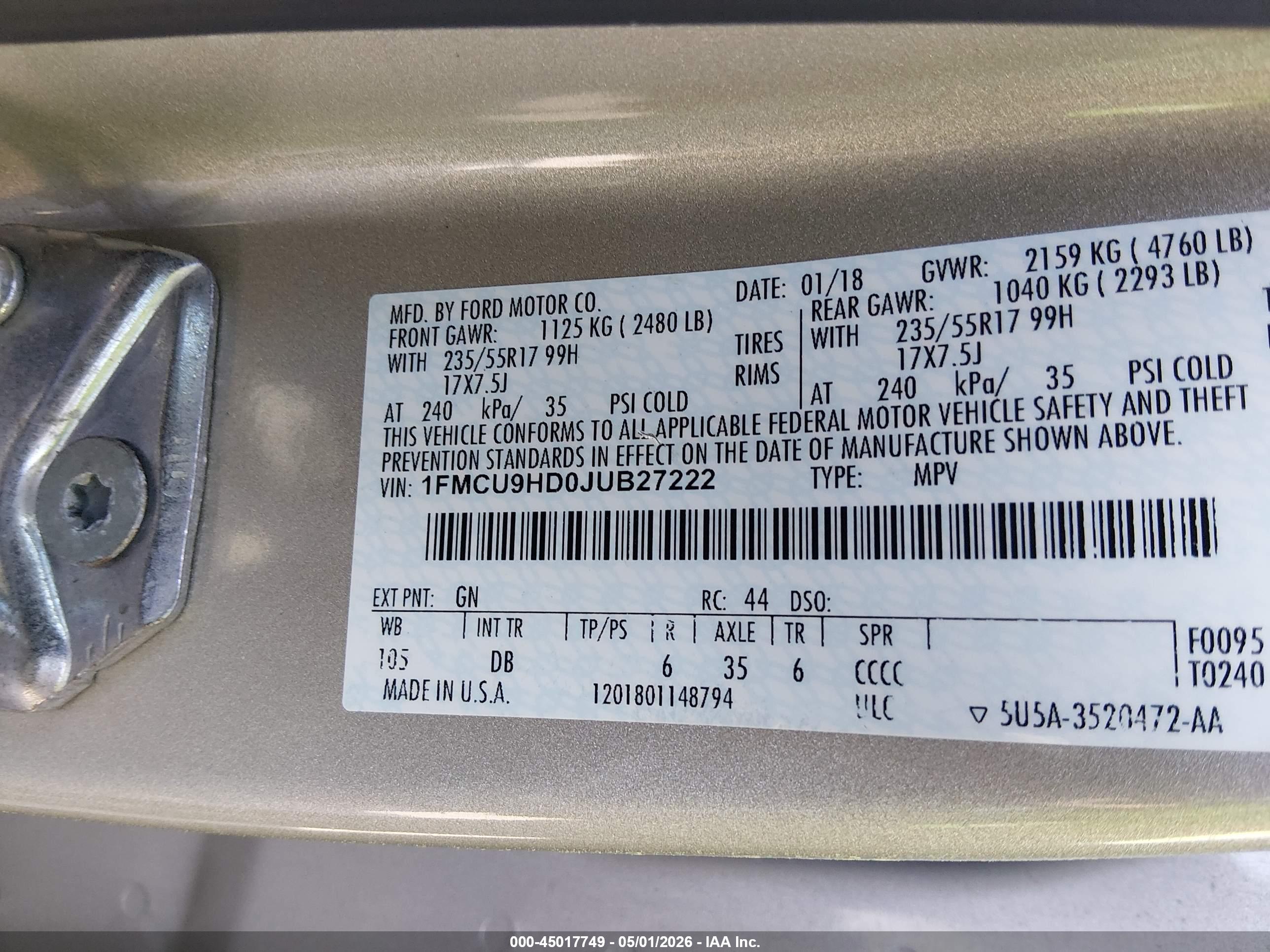 FORD ESCAPE image 9