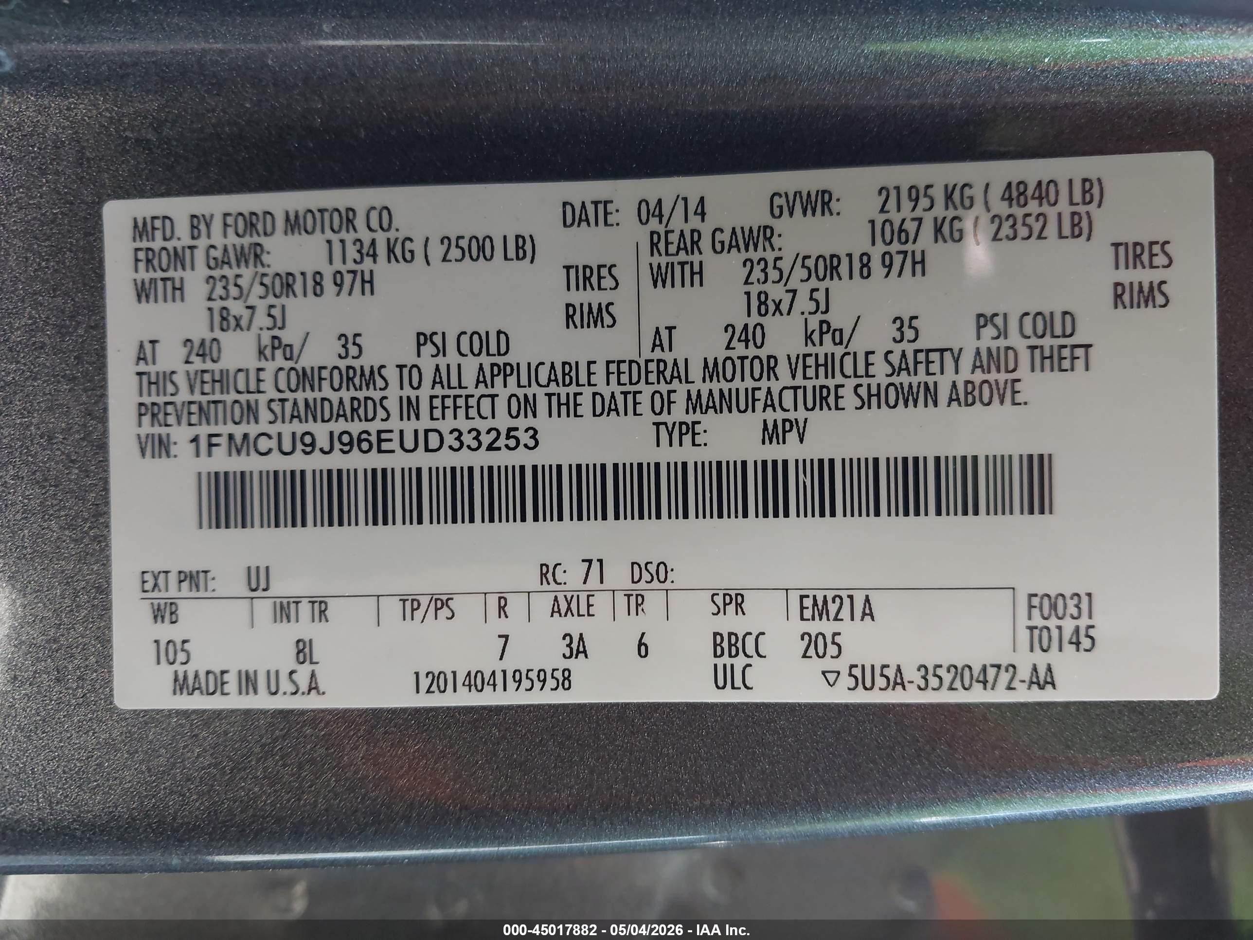 FORD ESCAPE image 9