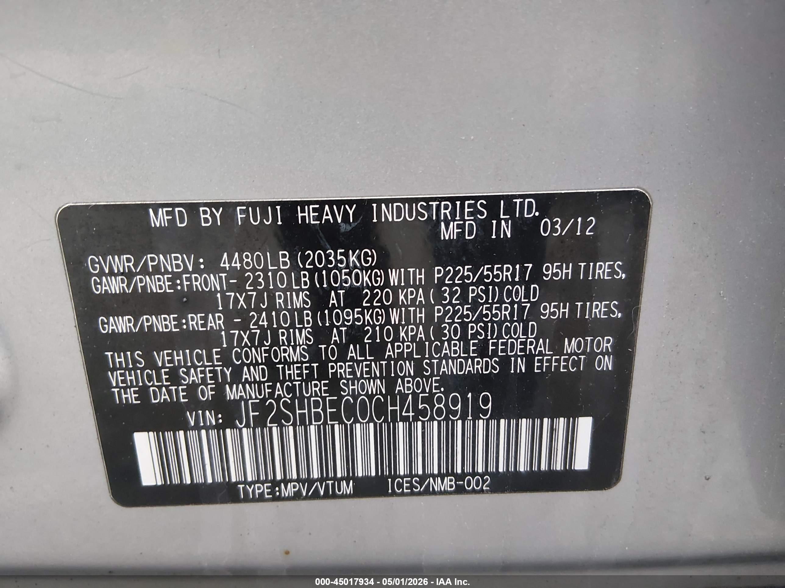 SUBARU FORESTER image 9