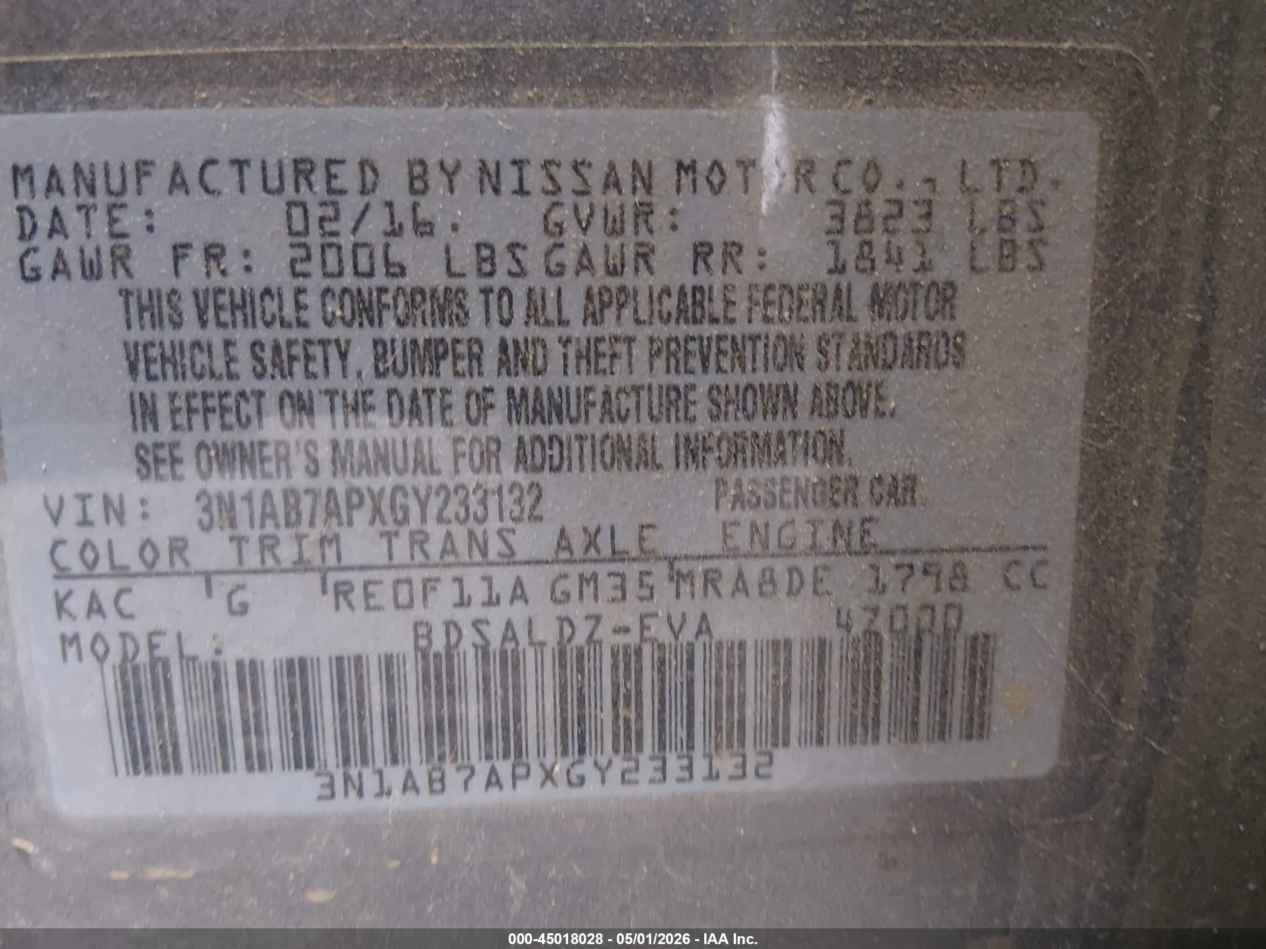 NISSAN SENTRA image 9