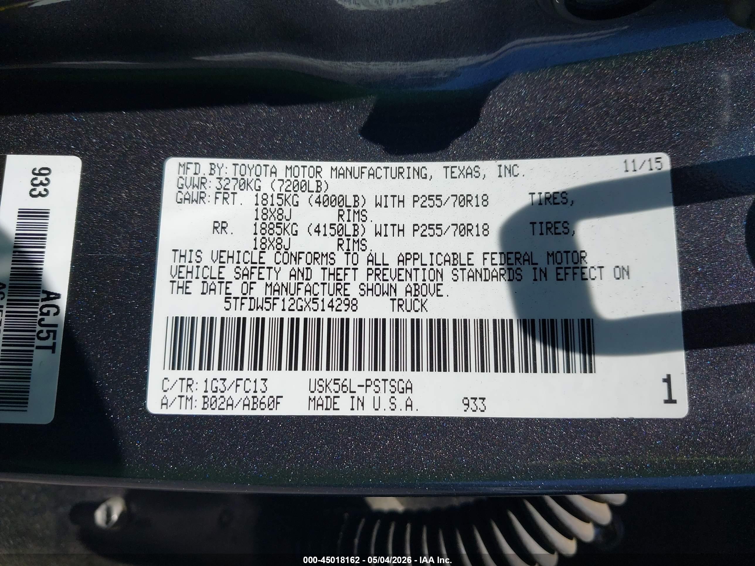 TOYOTA TUNDRA image 9
