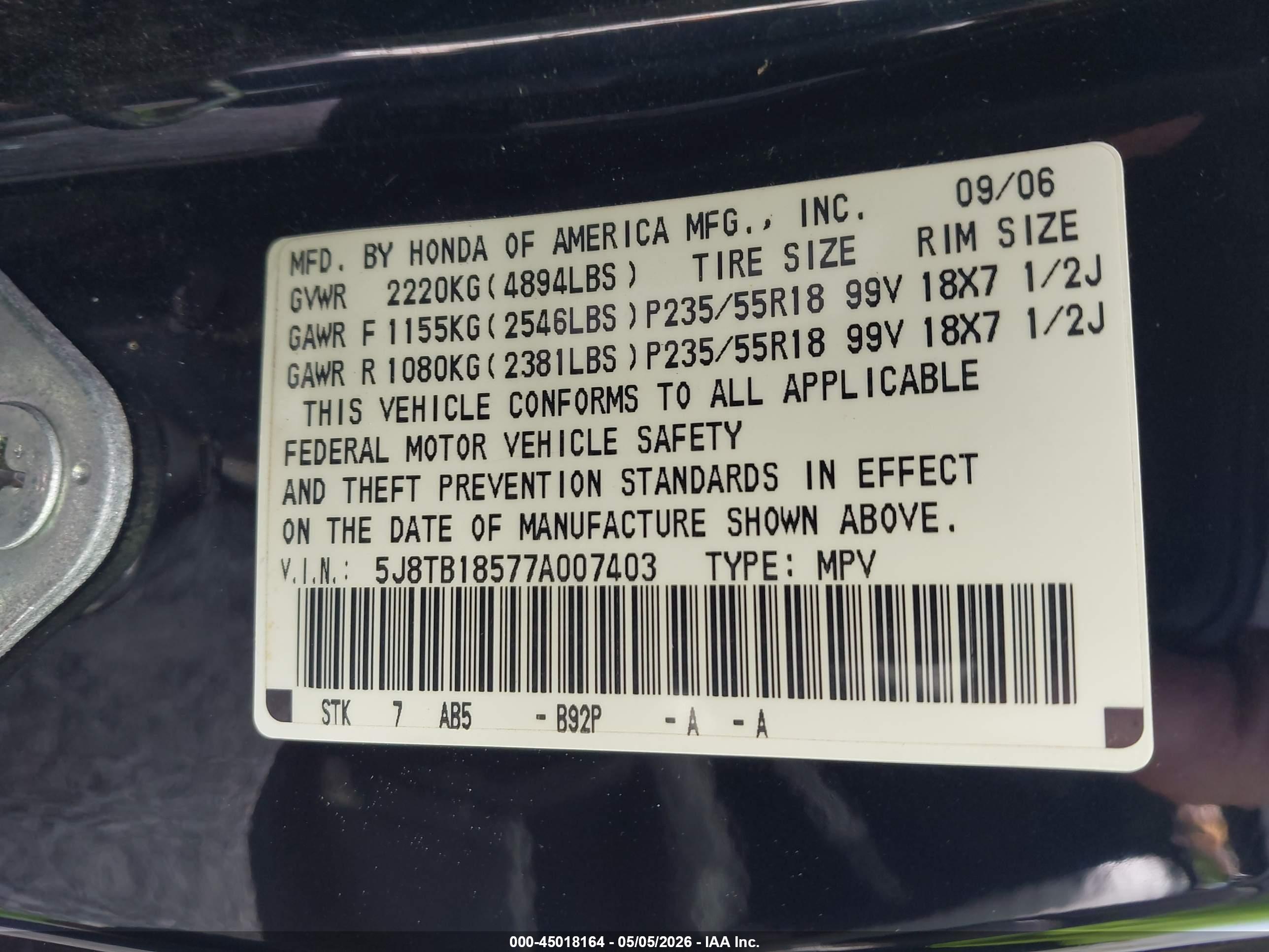 ACURA RDX image 9