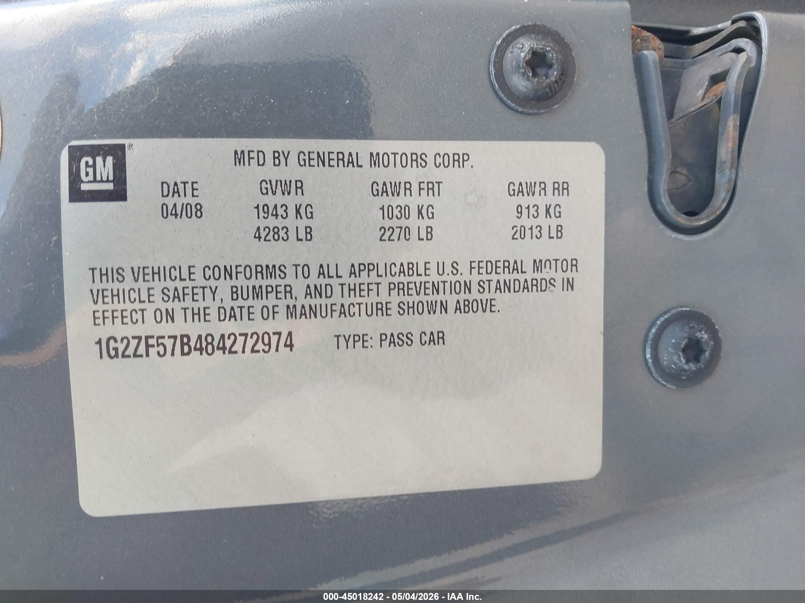 PONTIAC G6 image 9