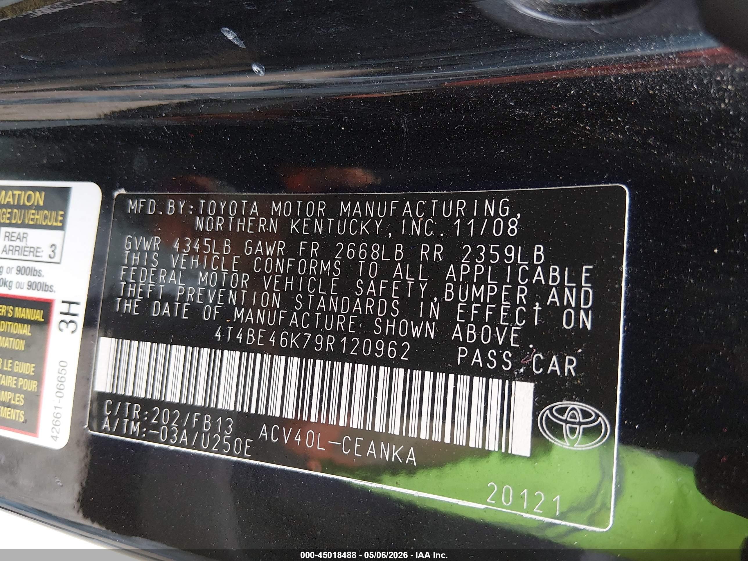 TOYOTA CAMRY image 9