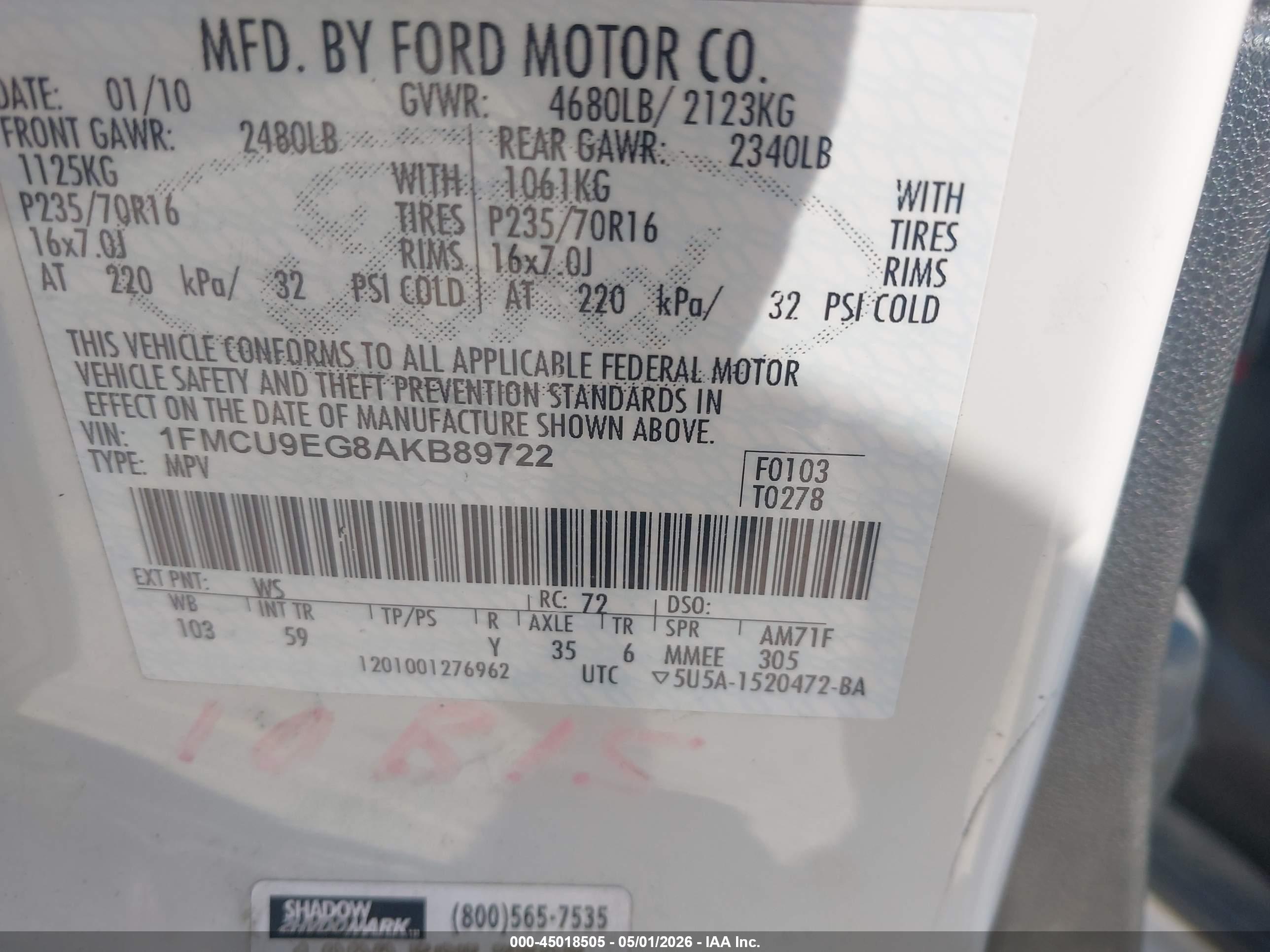 FORD ESCAPE image 9