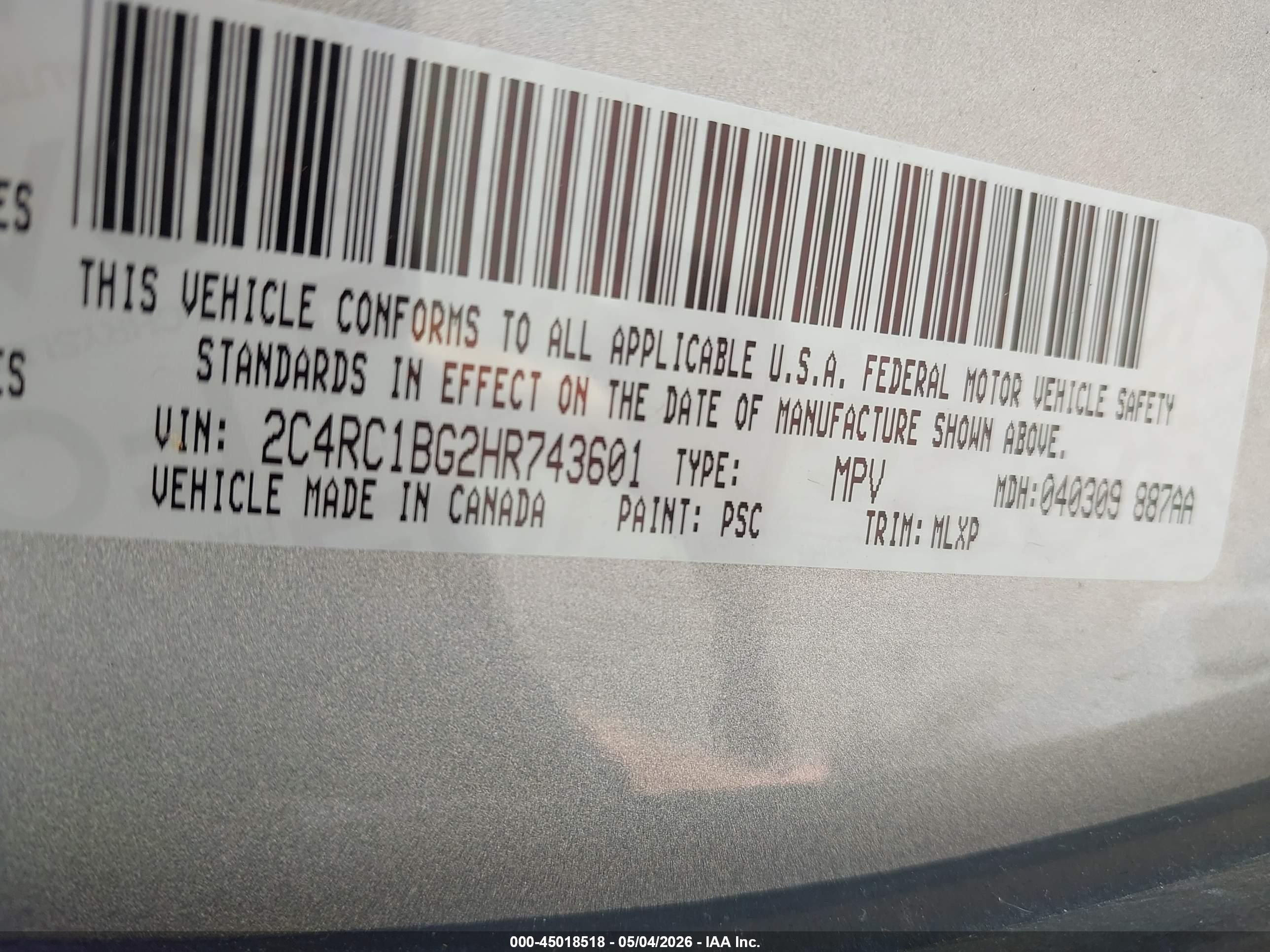 CHRYSLER PACIFICA image 9