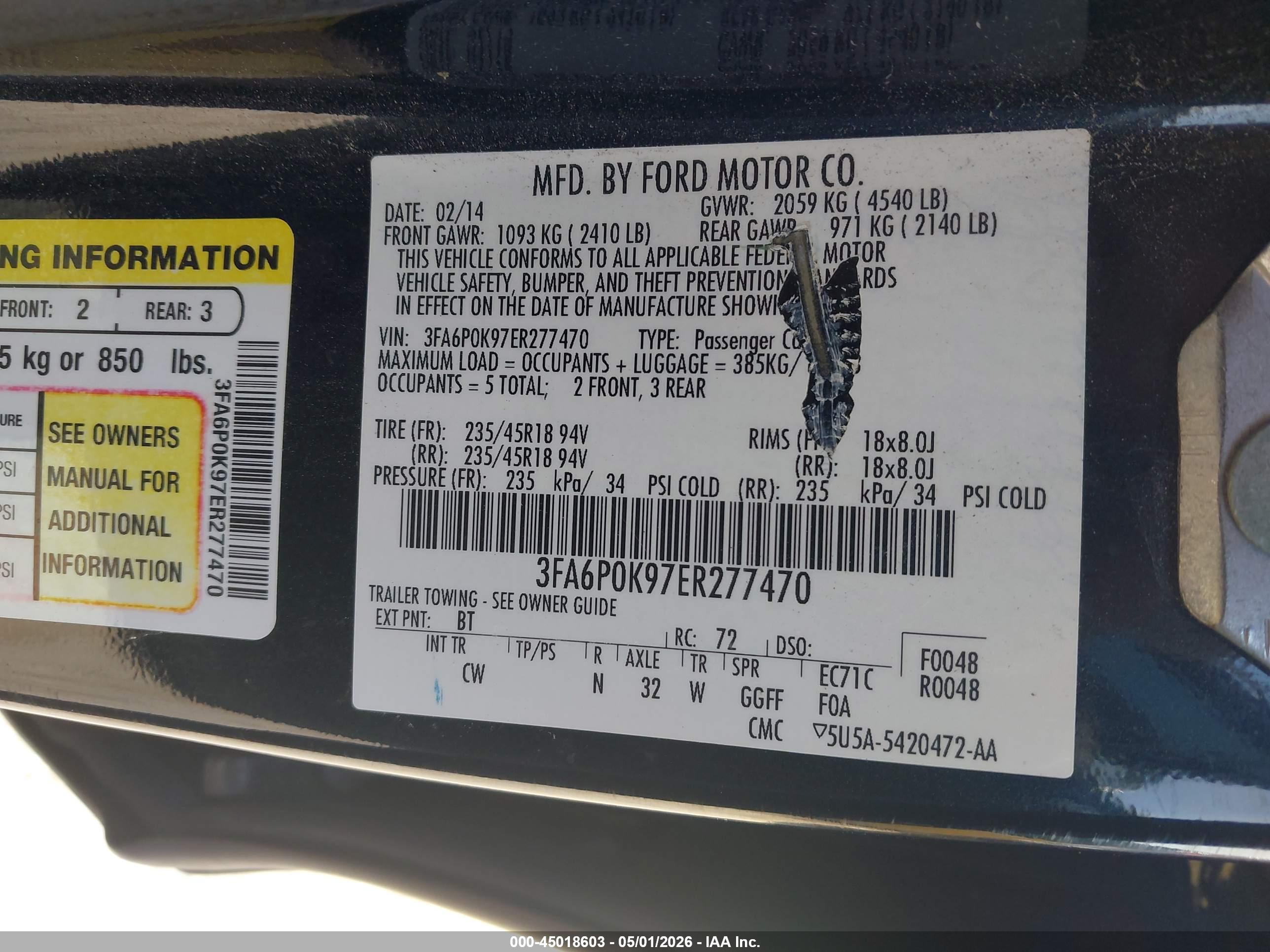 FORD FUSION image 9