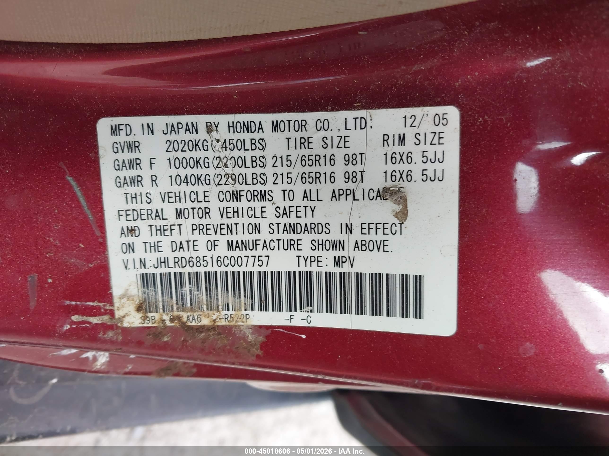 HONDA CR-V image 9