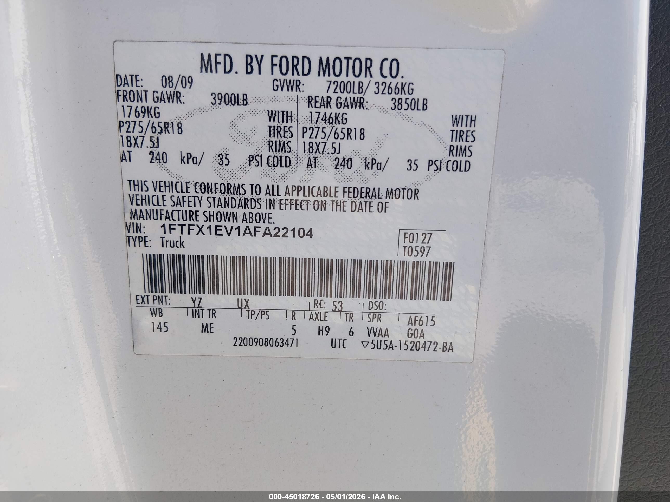 FORD F-150 image 9