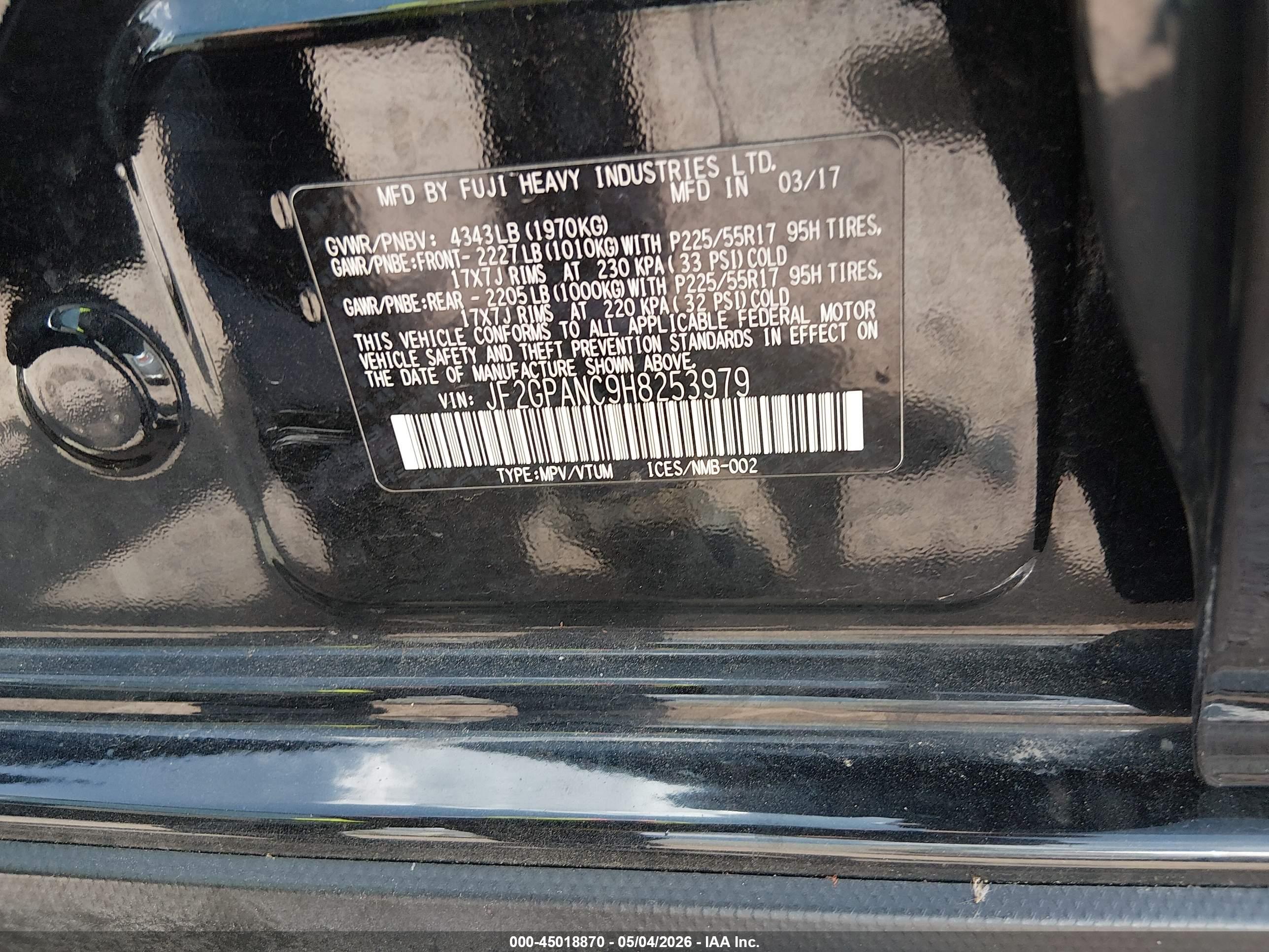 SUBARU CROSSTREK image 9