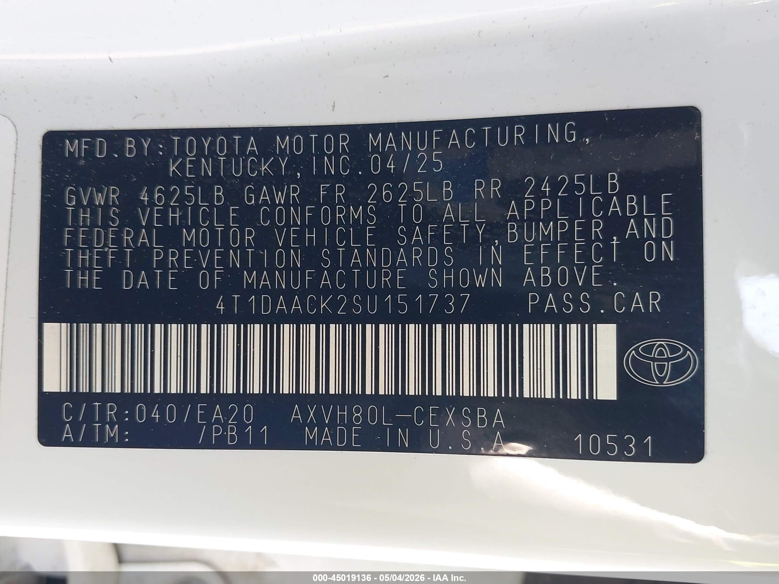 TOYOTA CAMRY image 9